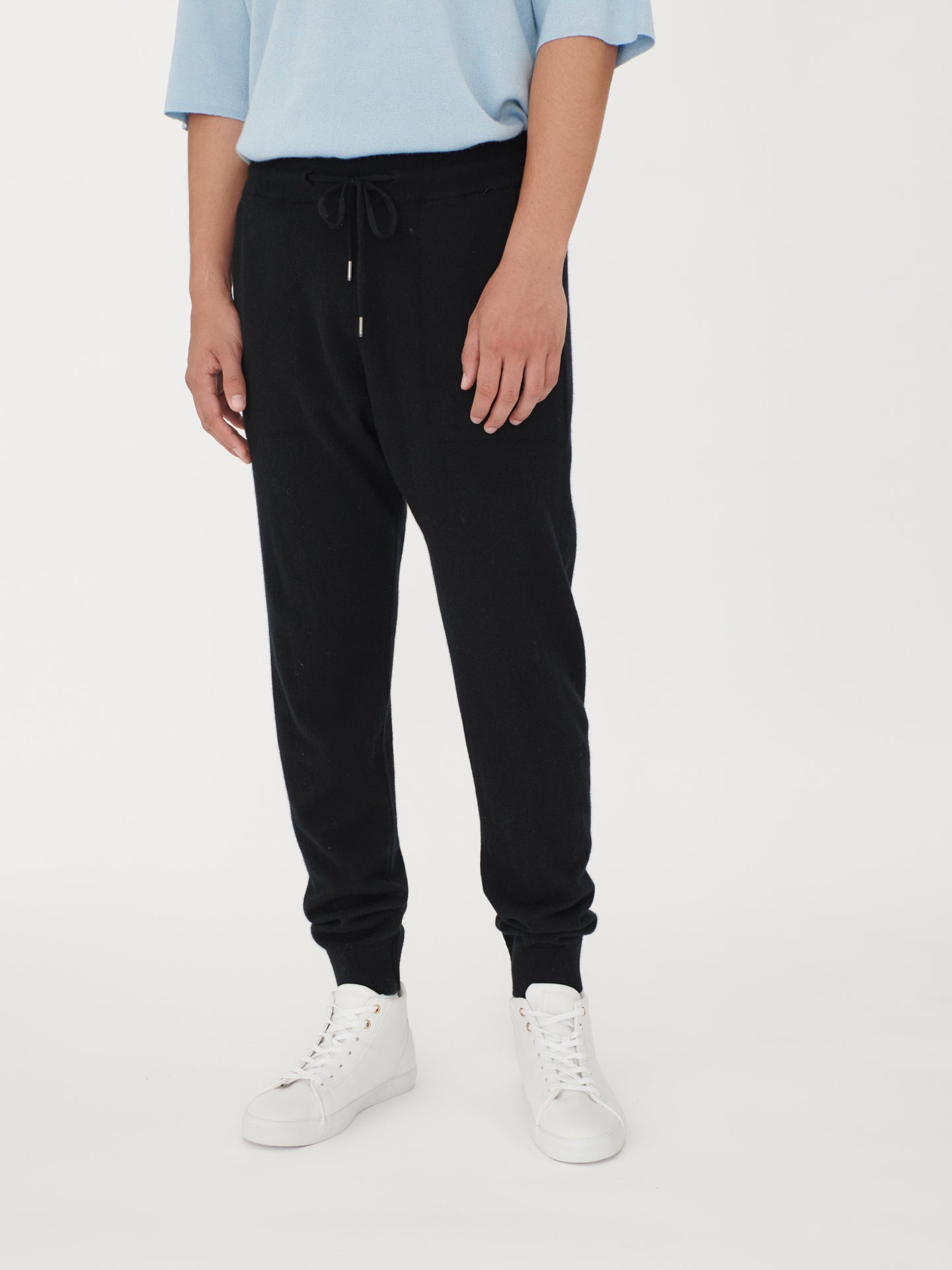 Jogger homme en cachemire Noir - Gobi Cashmere