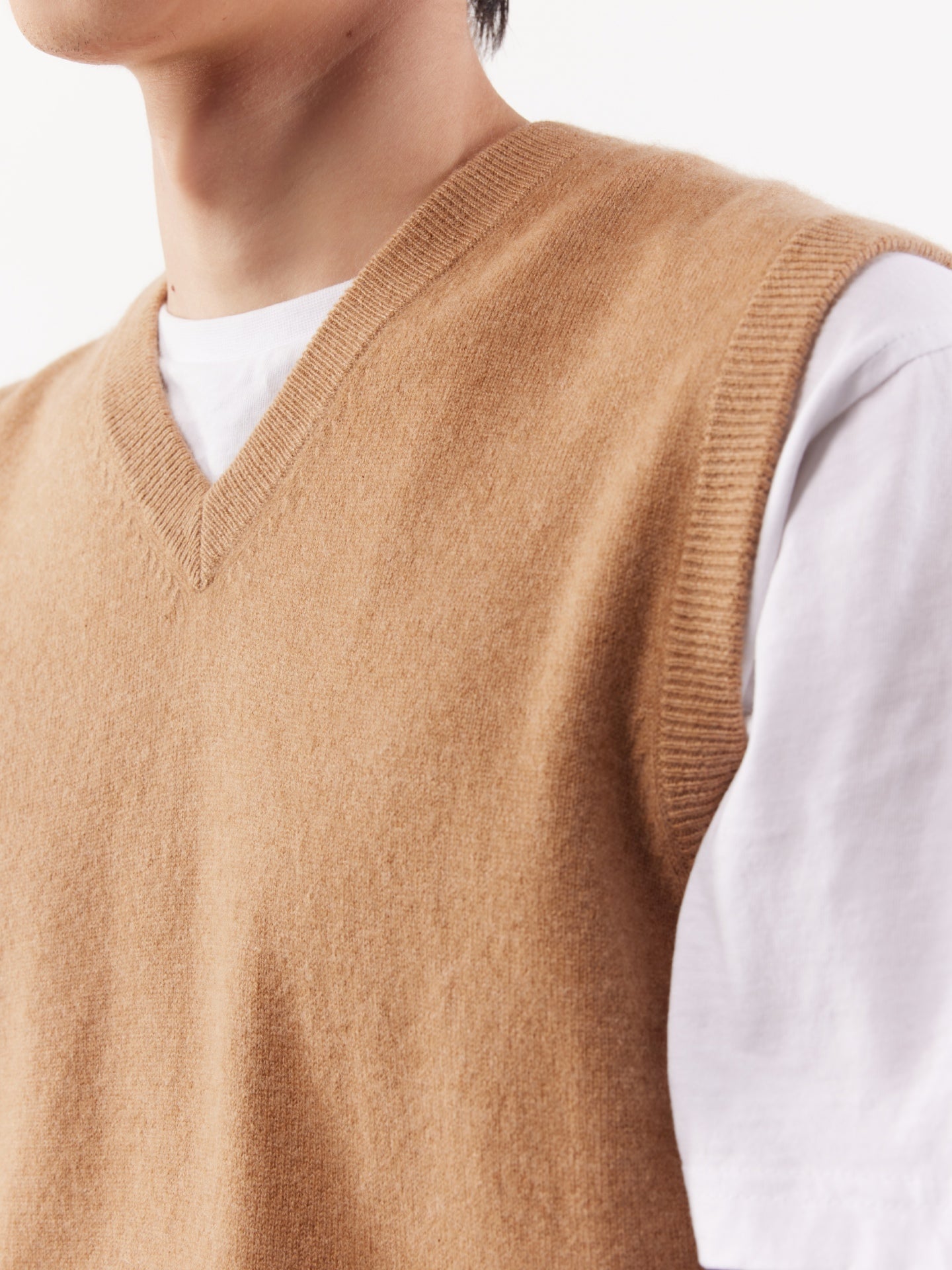 Gilet en cachemire pour homme couleur Marron - Gobi Cashmere