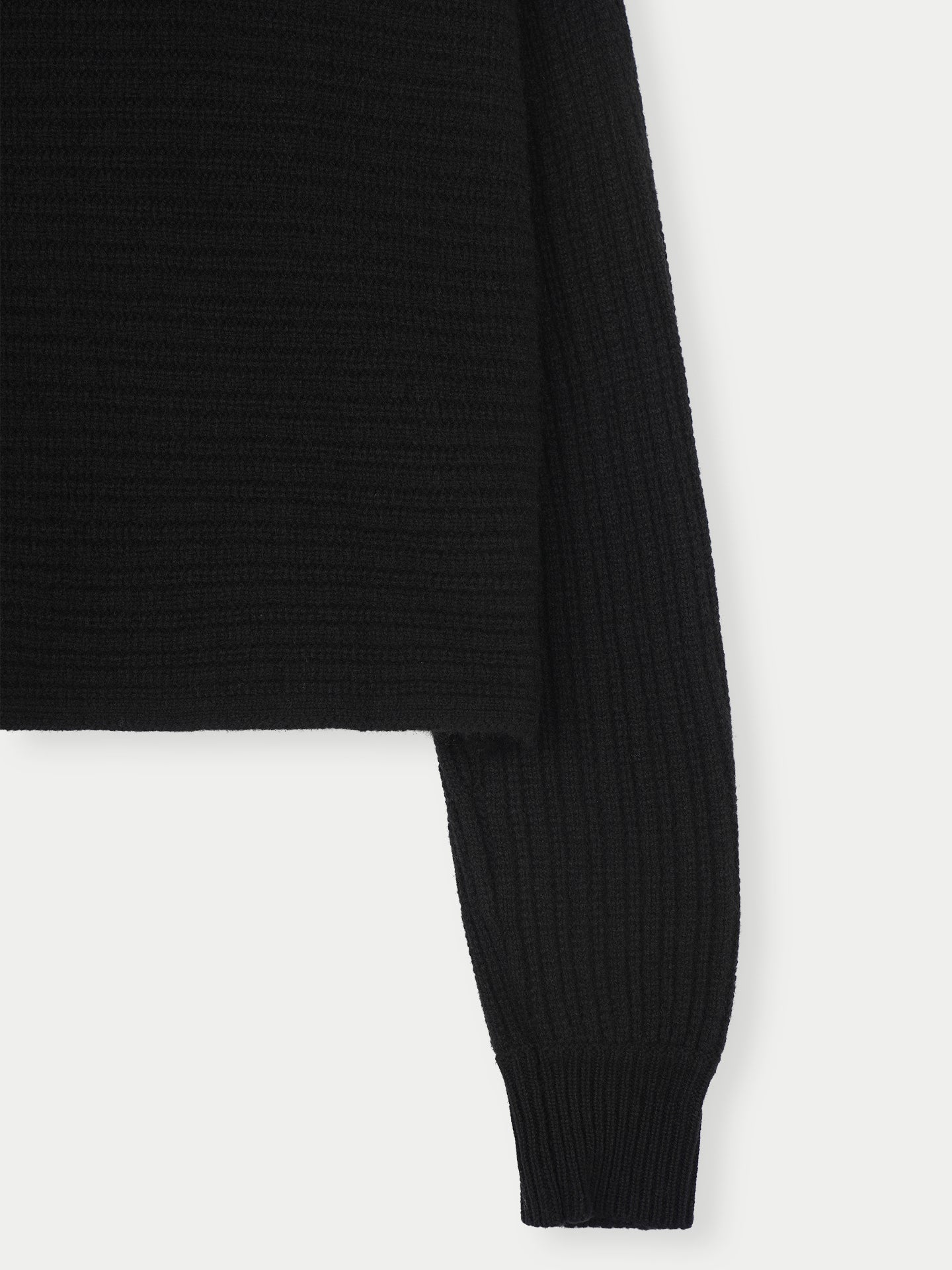 Pull croisé en cachemire Noir - Gobi Cashmere