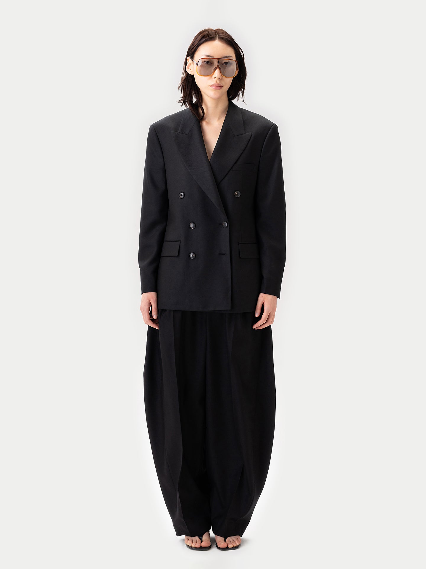 Blazer Double-Breasted en Cachemire