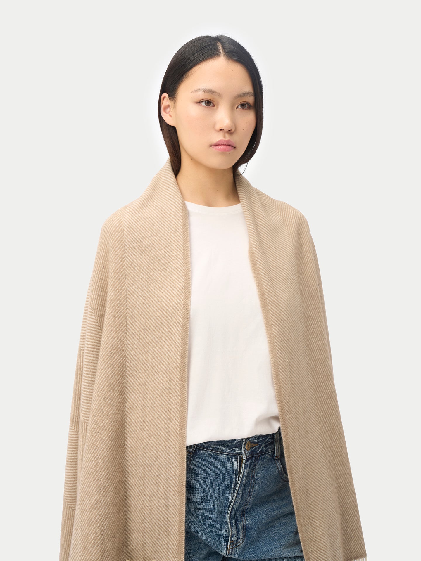 Jeter super doux en cachemire Couleur Organique