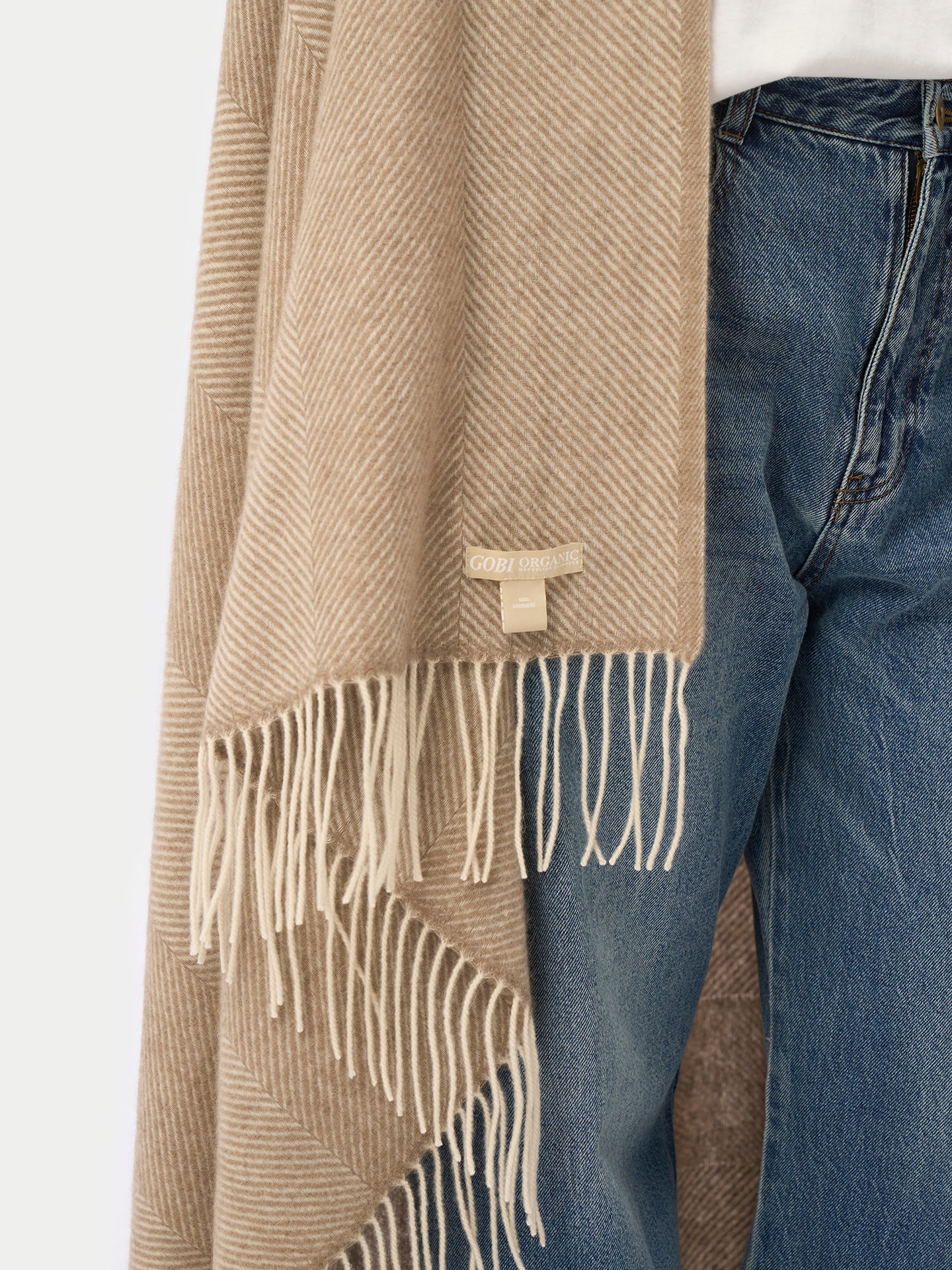 Jeter super doux en cachemire Couleur Organique