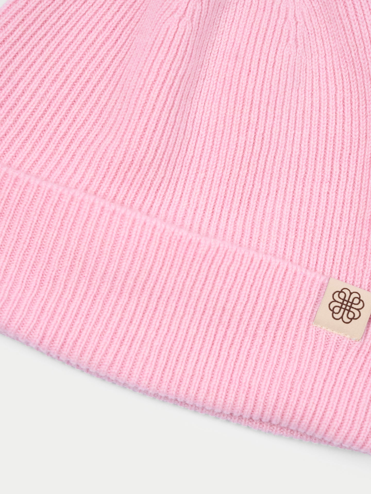 Bonnet en tricot côtelé en cachemire