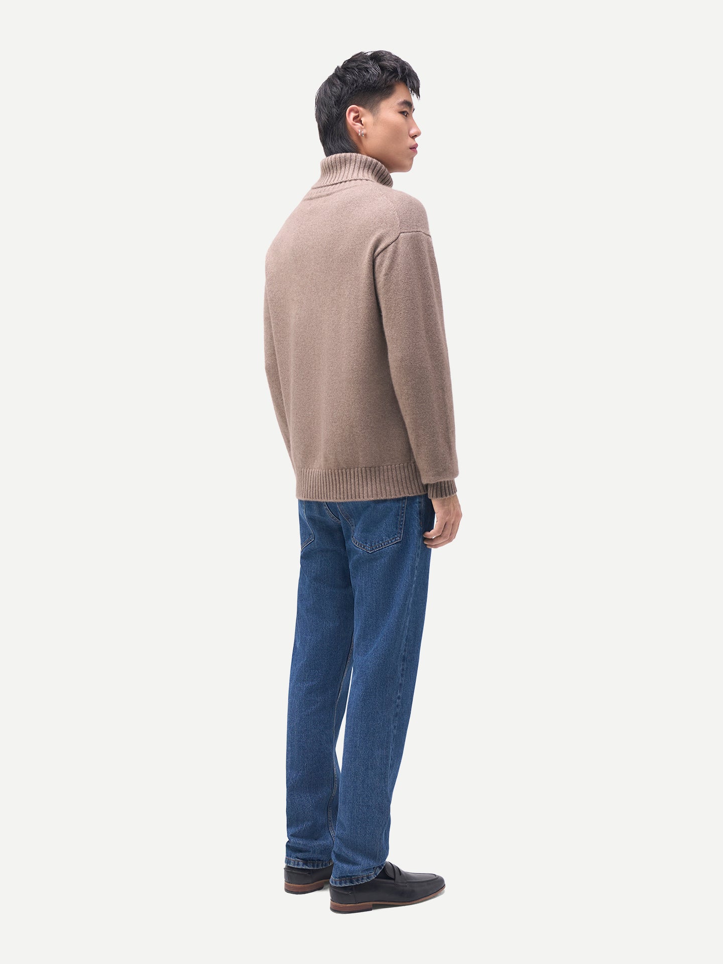 Col roulé en cachemire pour hommes