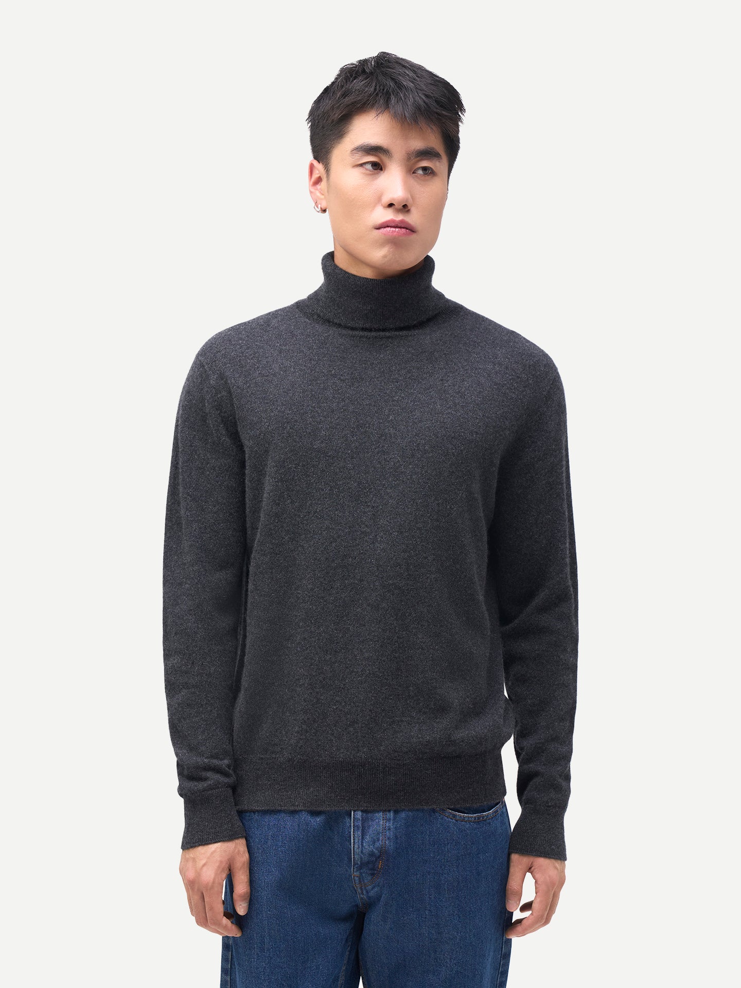 Pull col roulé en cachemire Essential pour hommes