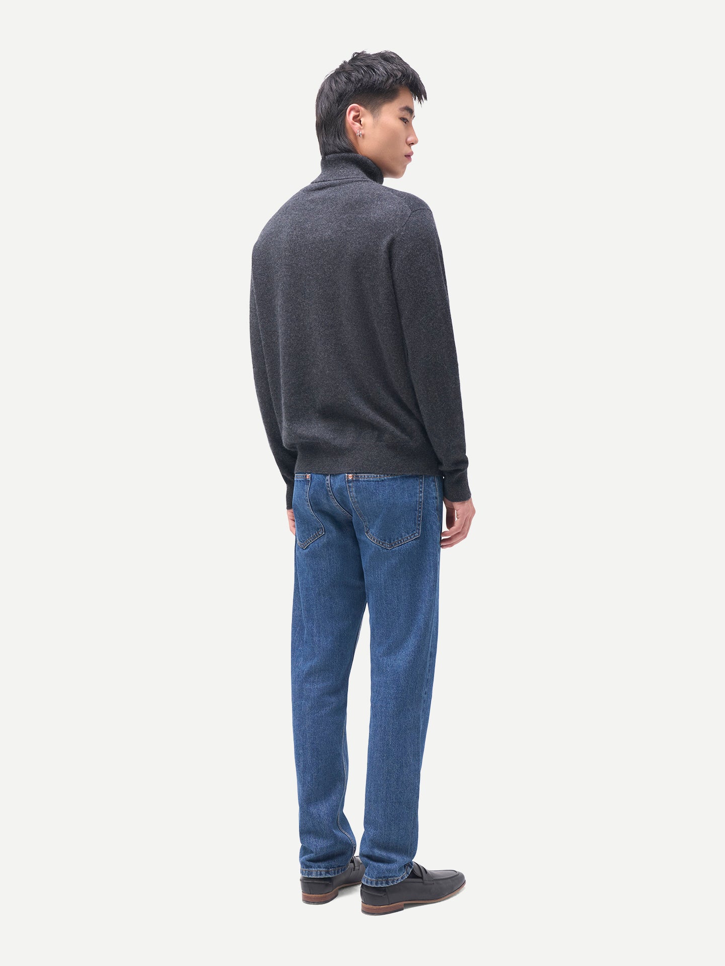 Pull col roulé en cachemire Essential pour hommes