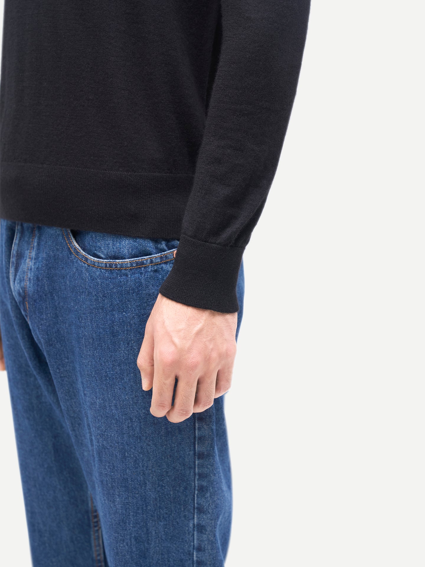 Polo classique homme à manches longues