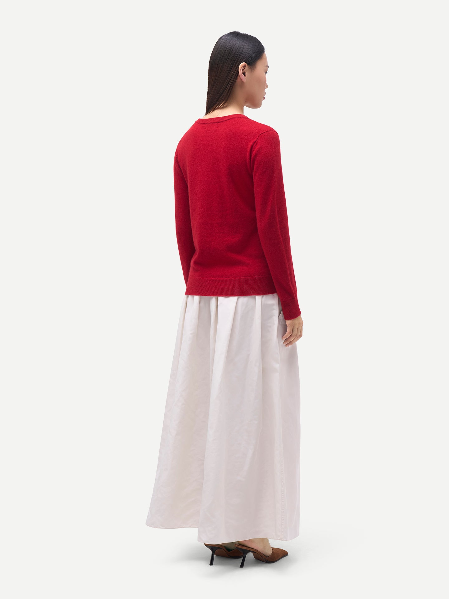 Pull en cachemire pour femme à col en V