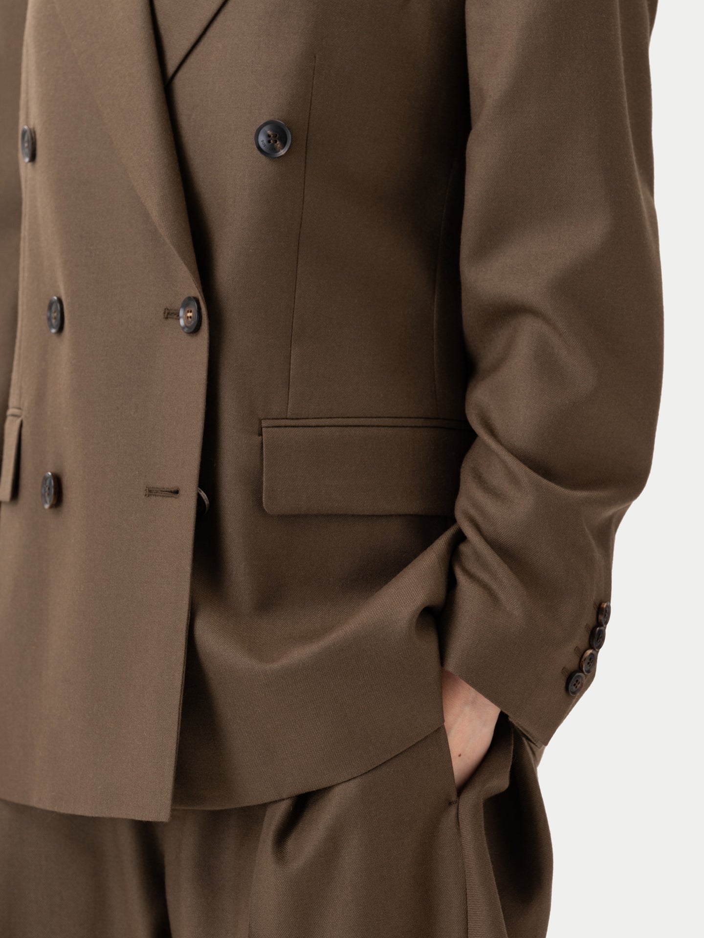 Blazer Double-Breasted en Cachemire
