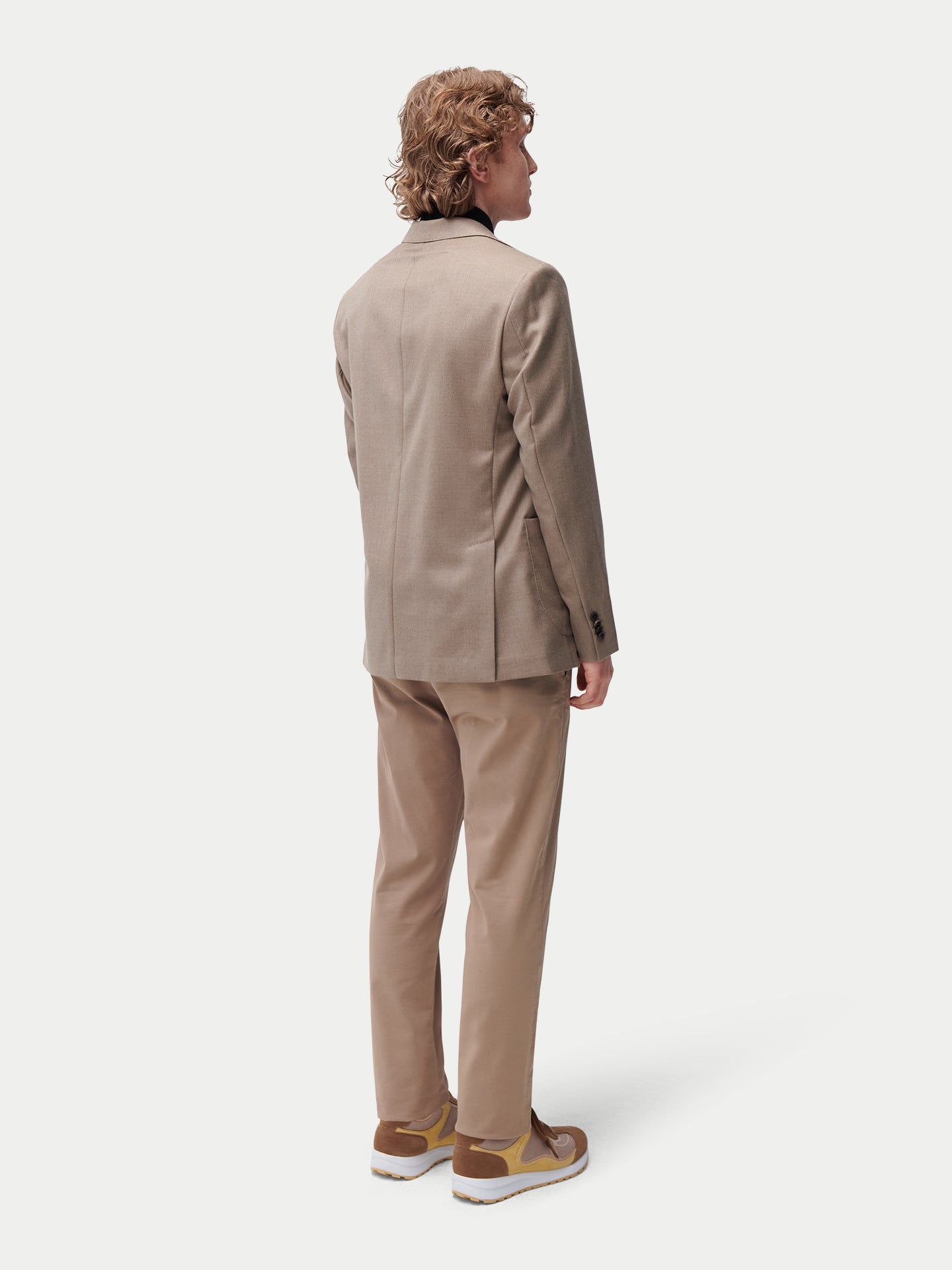 Blazer en cachemire à boutonnage simple pour homme Couleur Organique