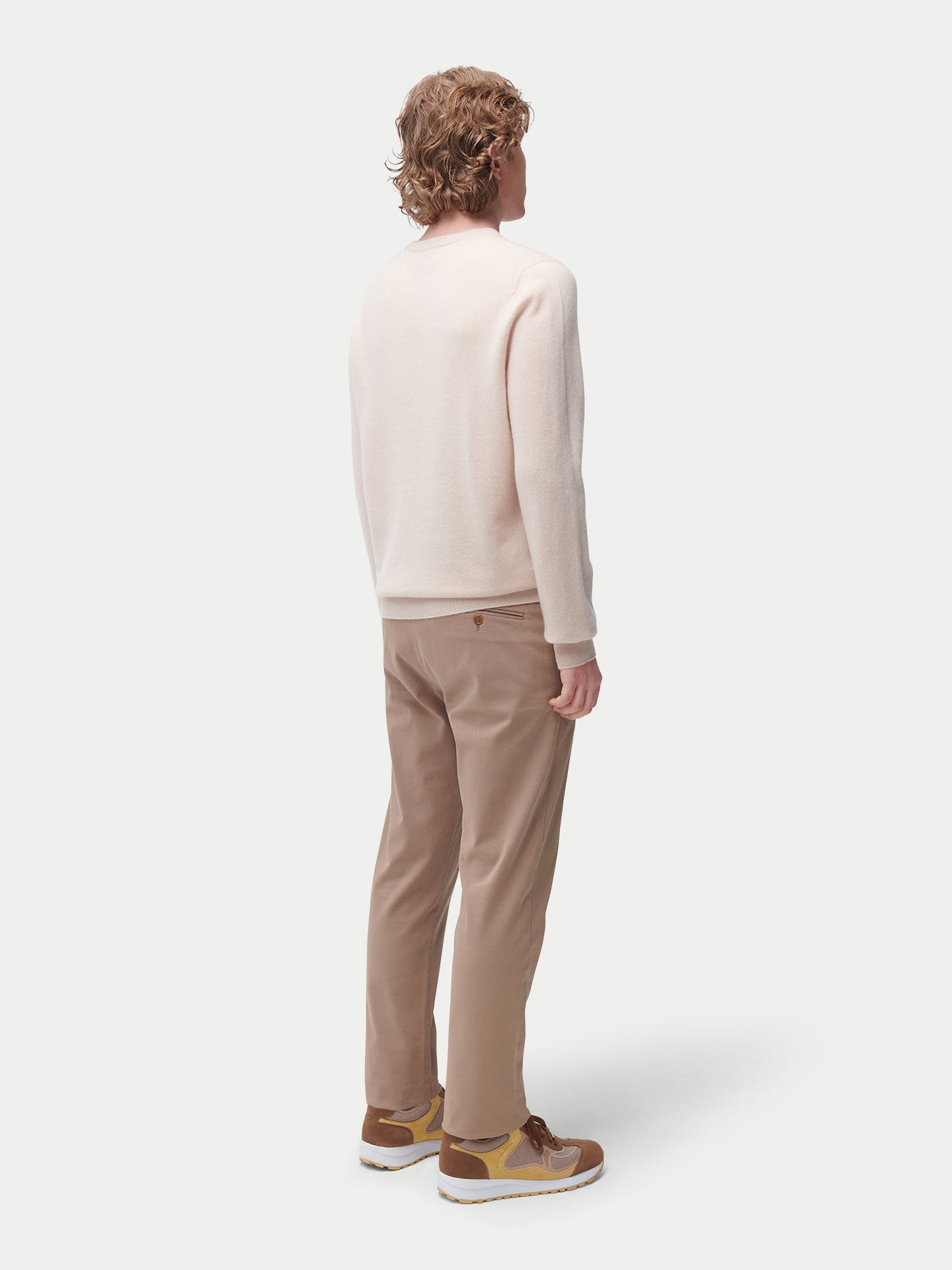 Pull col rond en cachemire Essential pour hommes