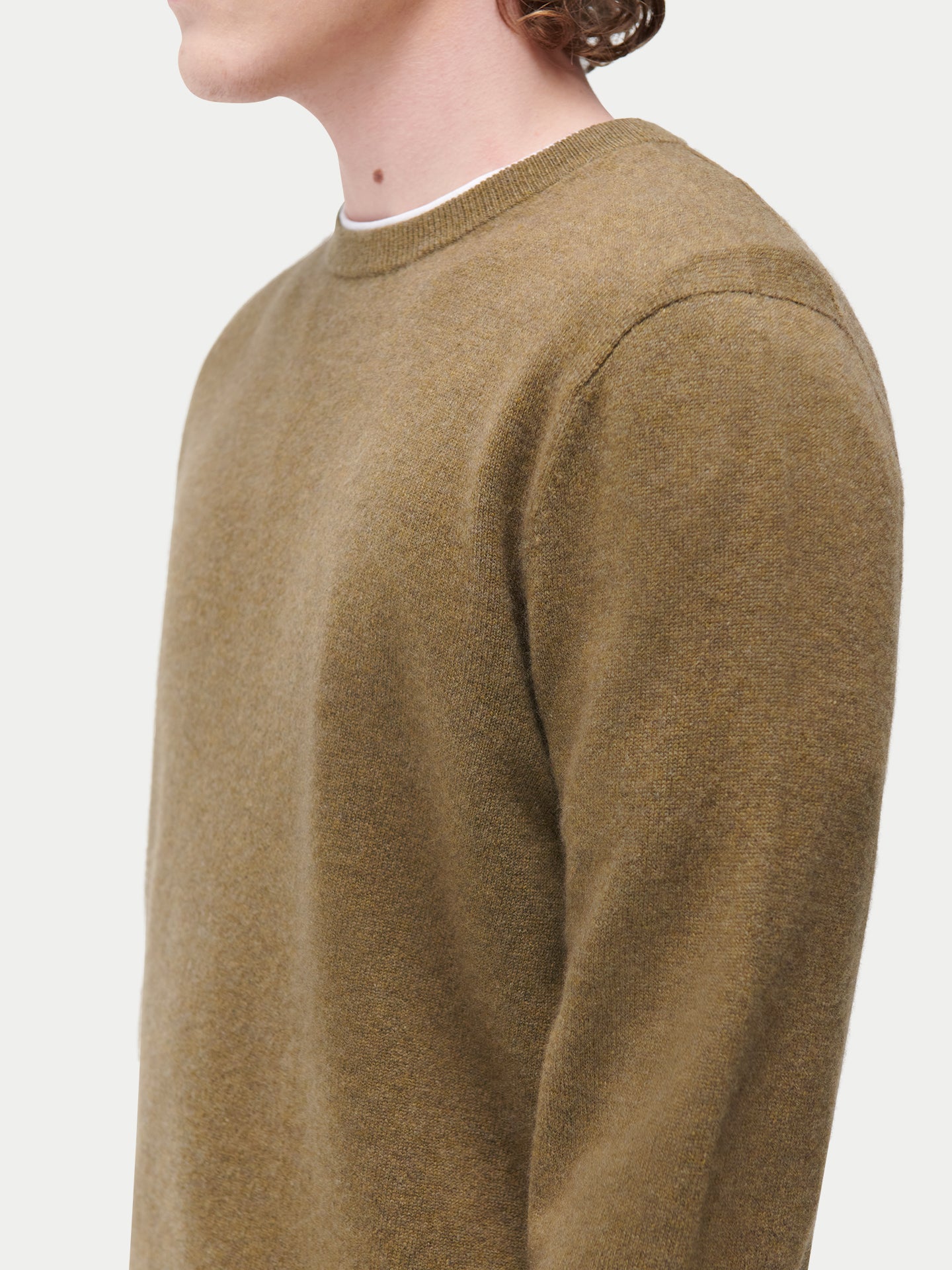 Pull col rond en cachemire Essential pour hommes