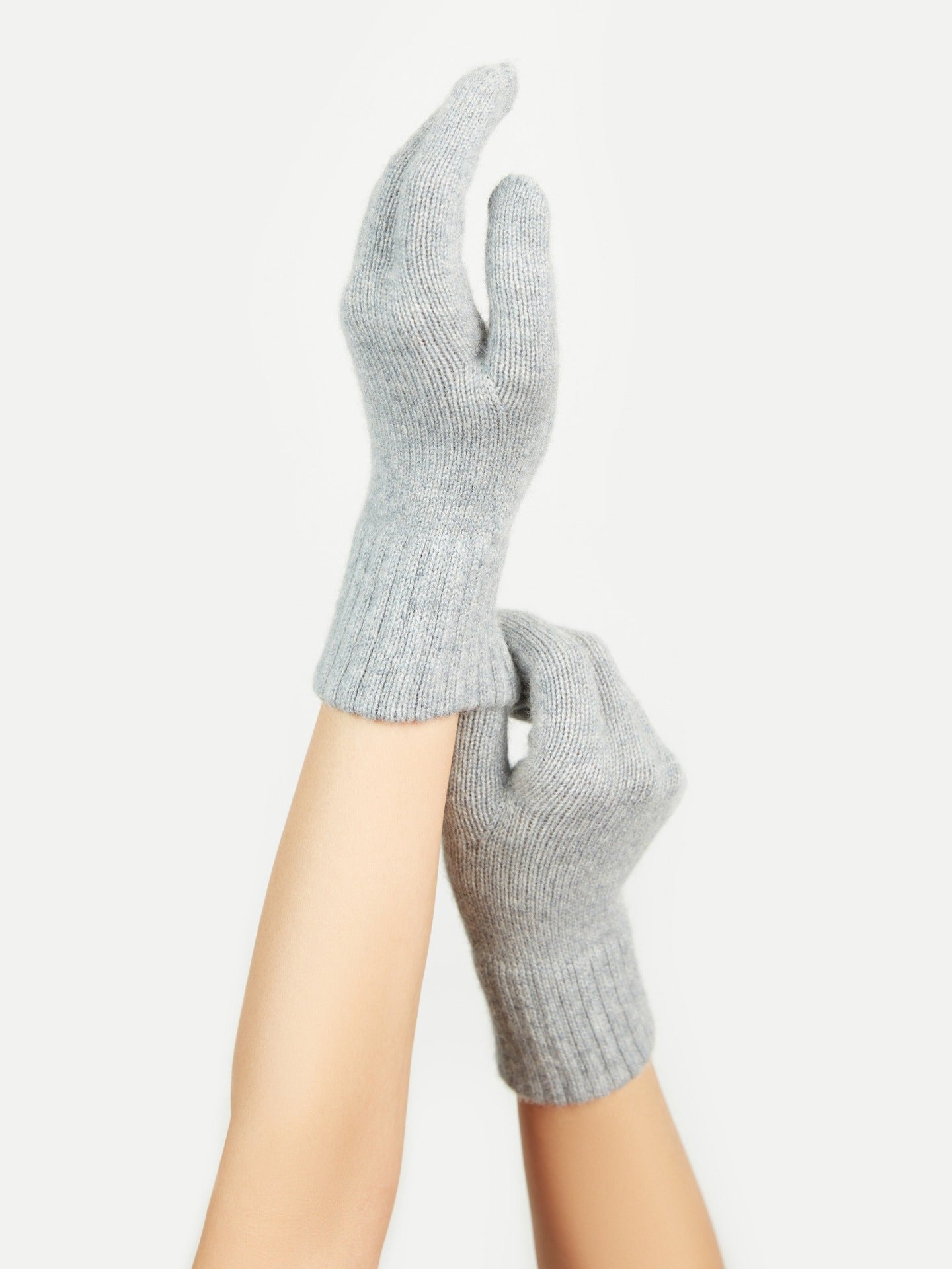 Gants en Cachemire pour femmes Gris - Gobi Cashmere