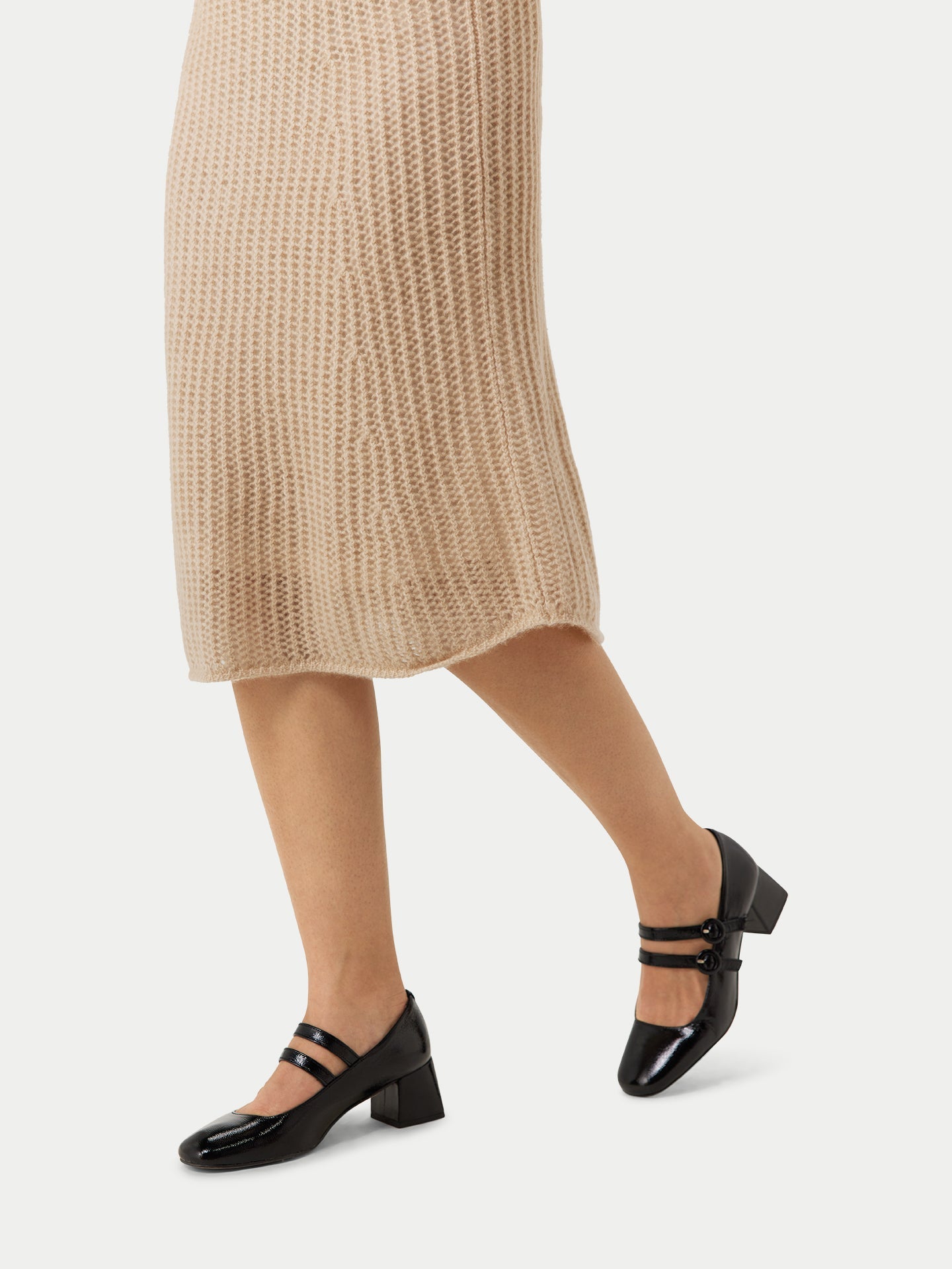 Jupe en cachemire Taupe - Gobi Cashmere