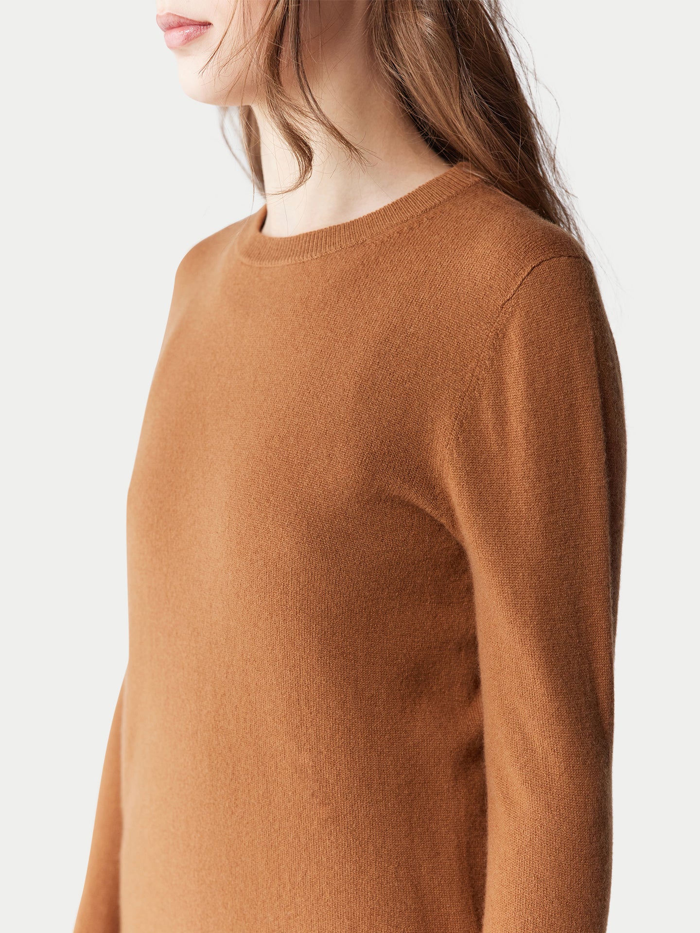 Pull col rond en cachemire Essential pour femmes