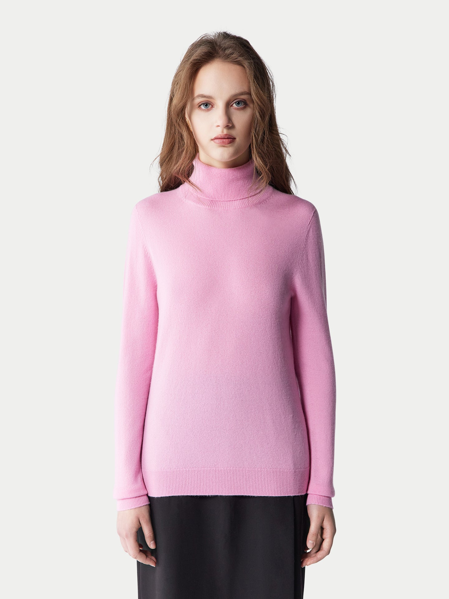 Pull col roulé en cachemire Essential pour femmes