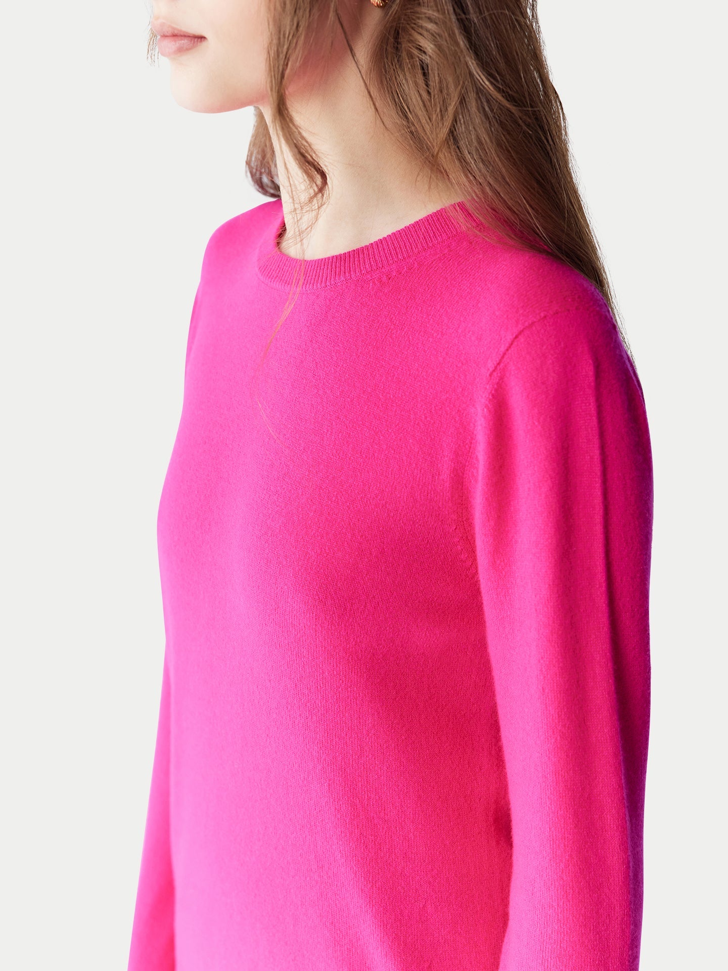 Pull col rond en cachemire Essential pour femmes