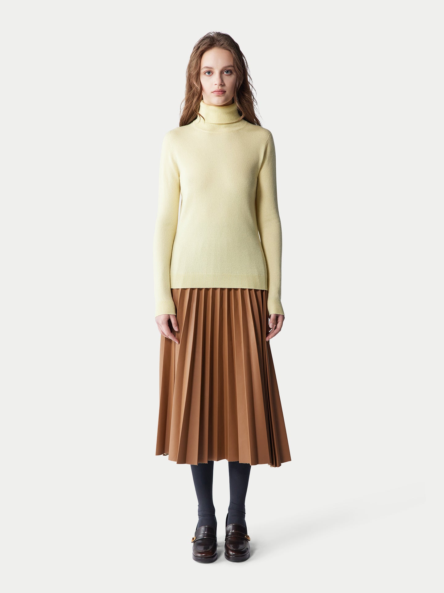 Pull col roulé en cachemire Essential pour femmes