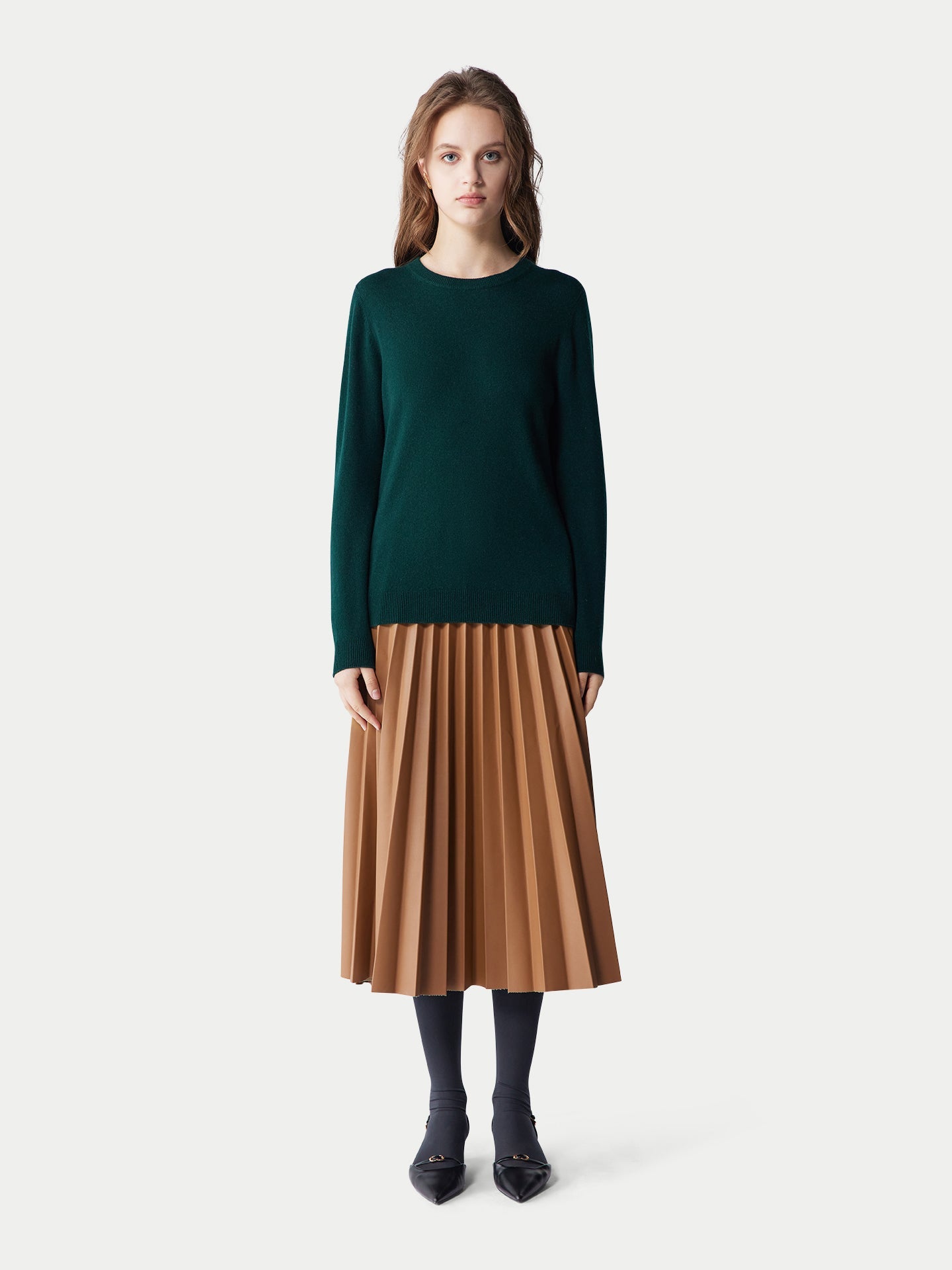 Pull col rond en Cachemire pour femmes - Gobi Cashmere