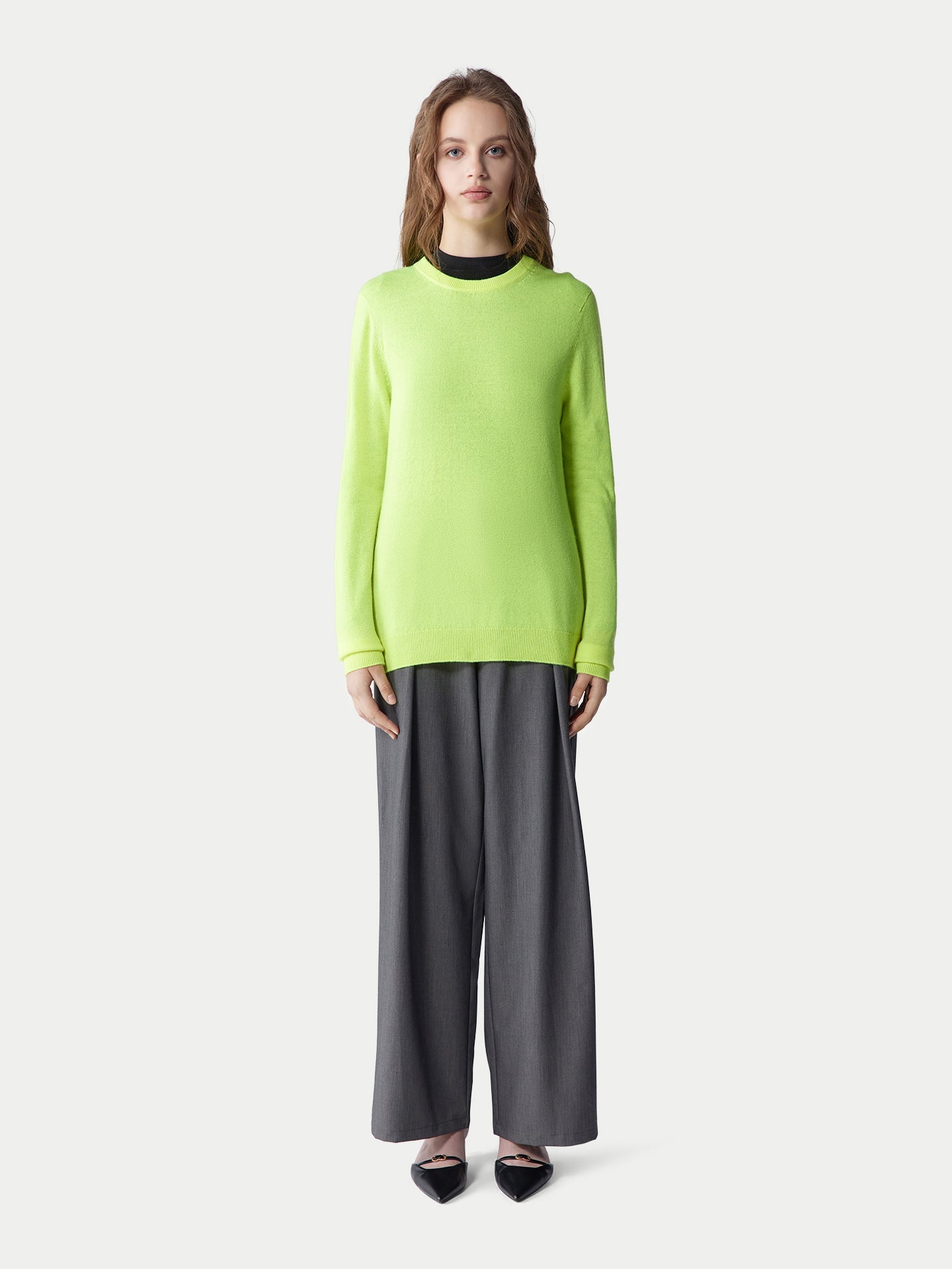 Pull col rond en cachemire Essential pour femmes