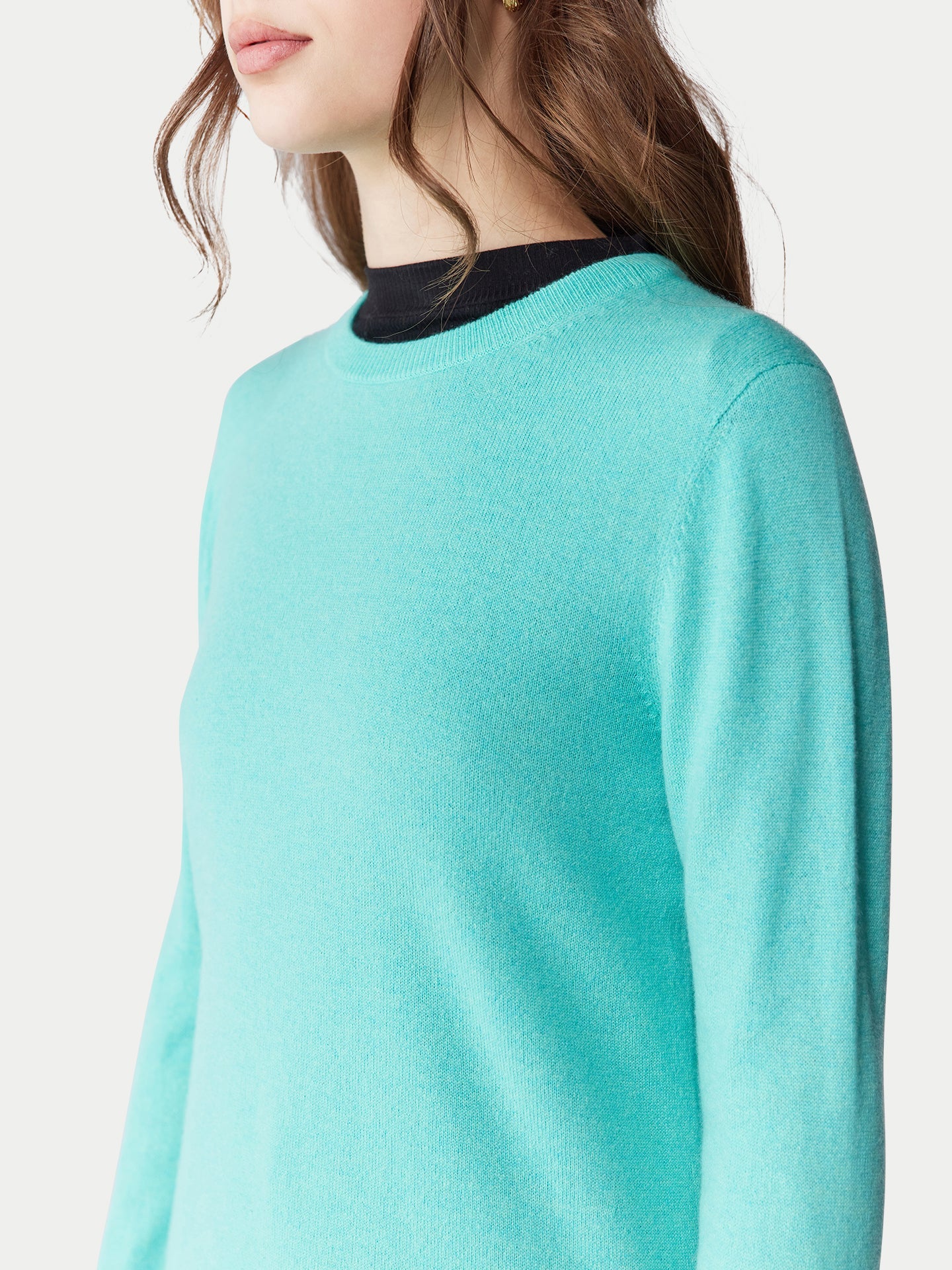 Pull col rond en cachemire Essential pour femmes