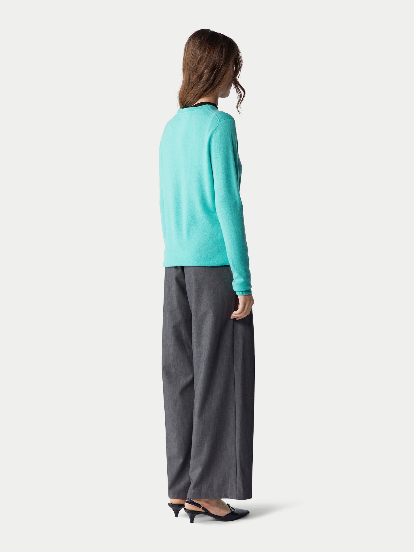 Pull col rond en cachemire Essential pour femmes