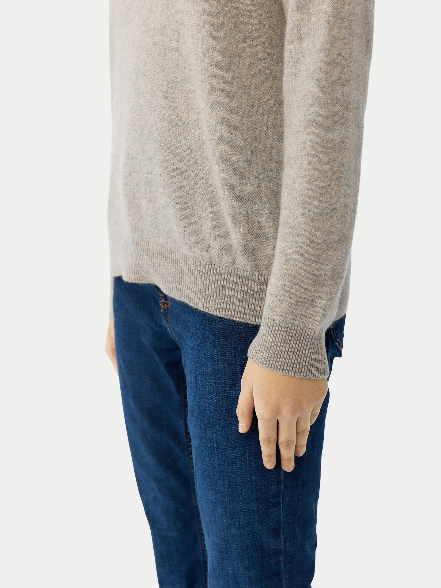 Ensemble pull et bonnet en cachemire Bleu Nuit - Gobi Cashmere