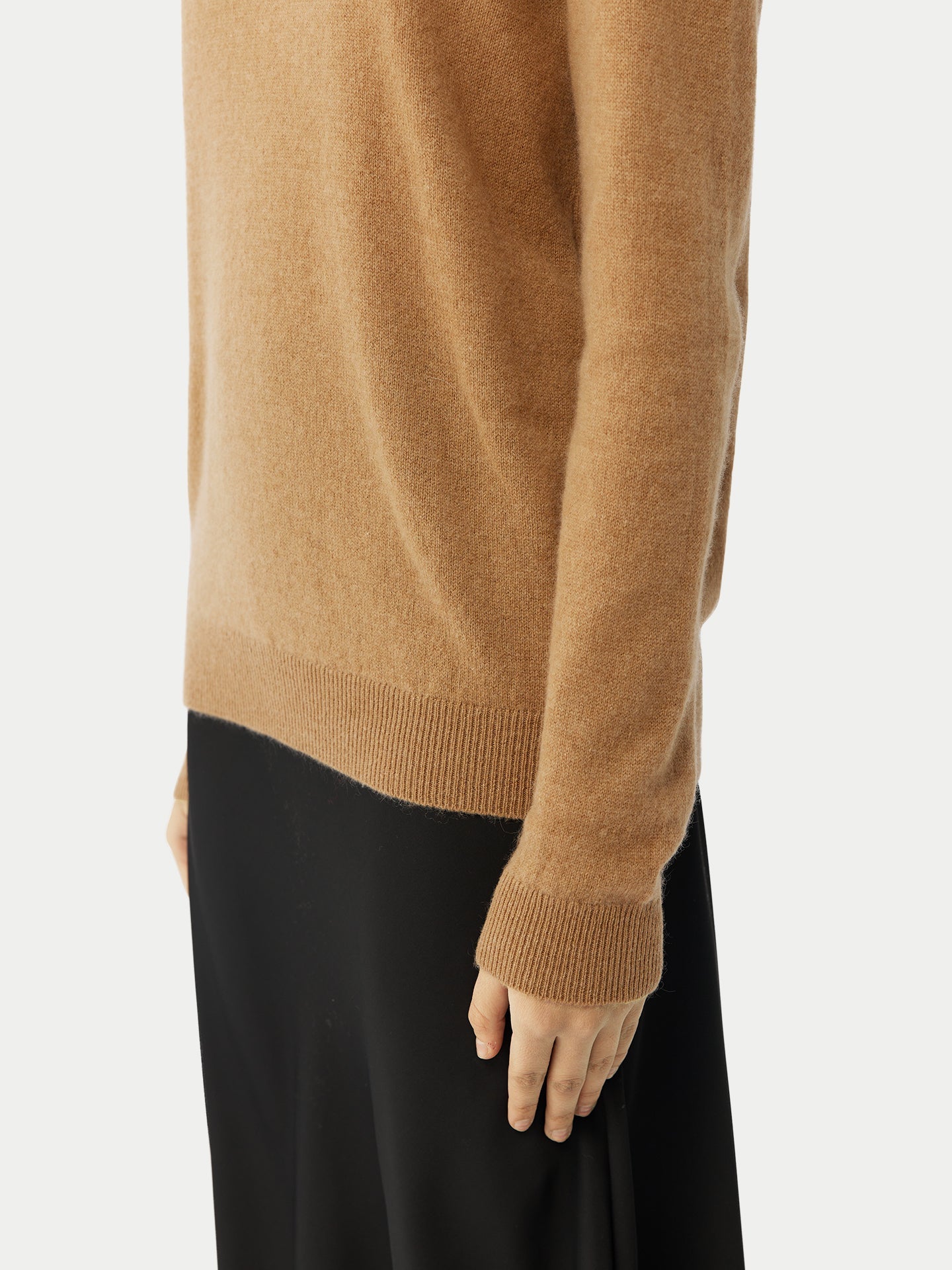 Cachemire léger pour femme Poids Basique Col Rond marron - Gobi Cashmere
