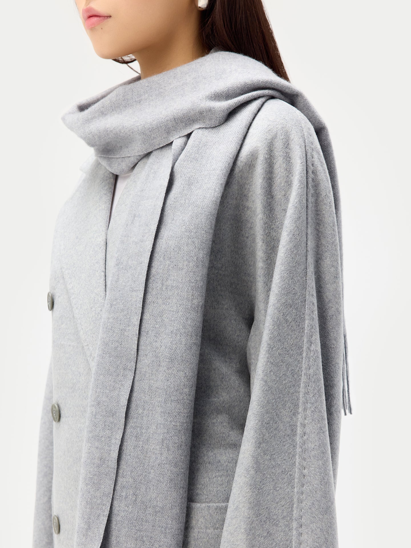 Set Manteau & Echarpe Femme