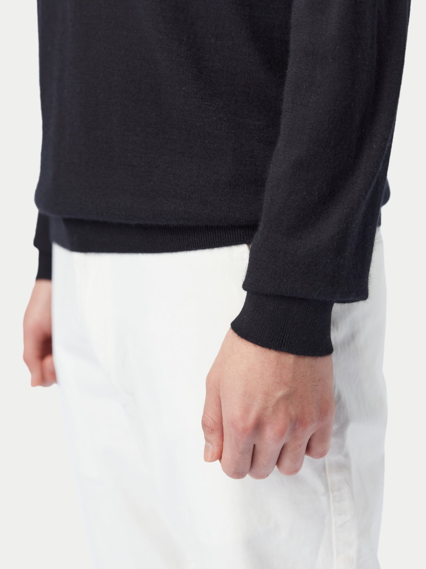 Polo en soie et cachemire pour hommes | GOBI Cashmere