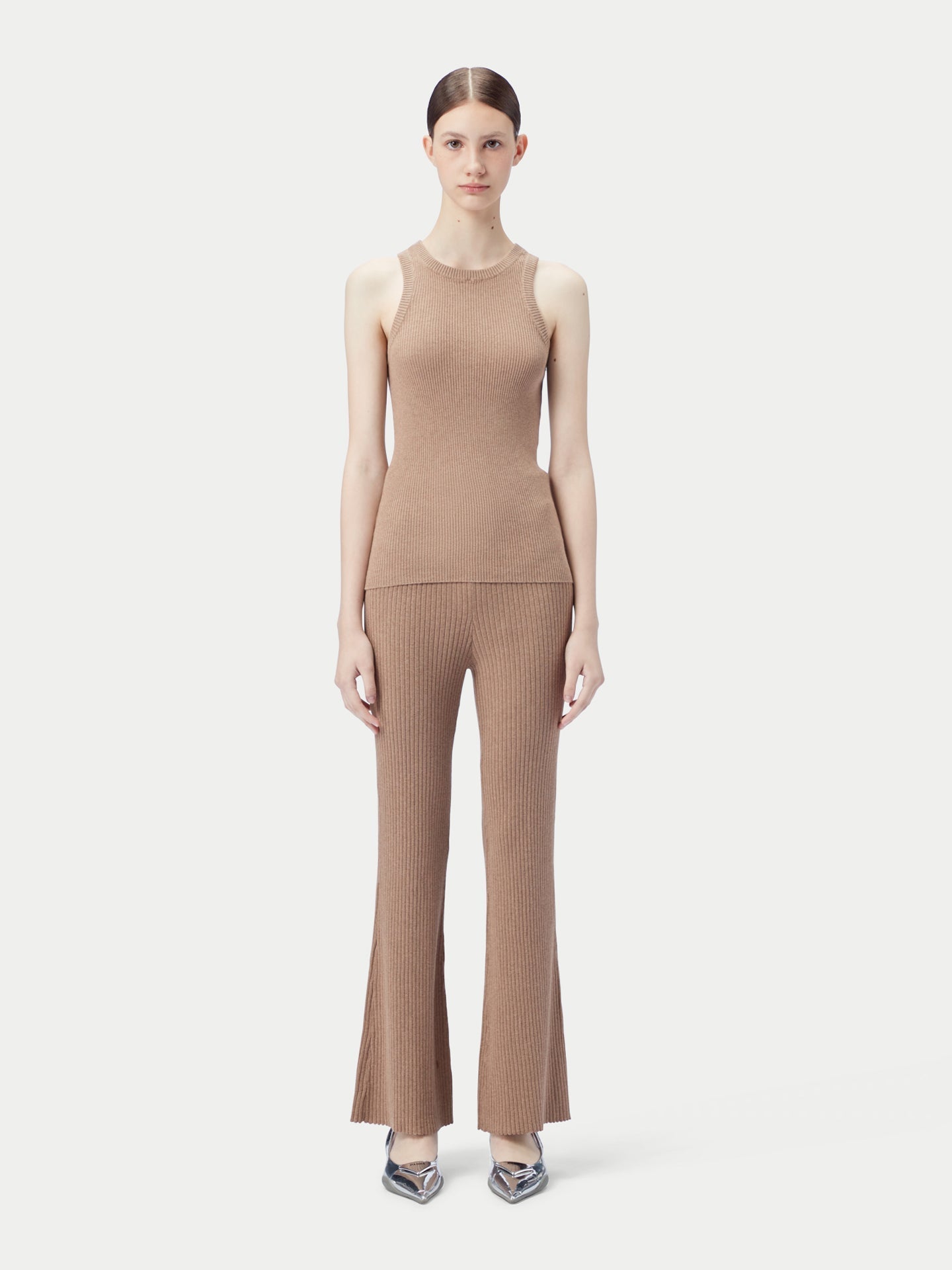Débardeur côtelé de qualité pour femmes | GOBI Cashmere
