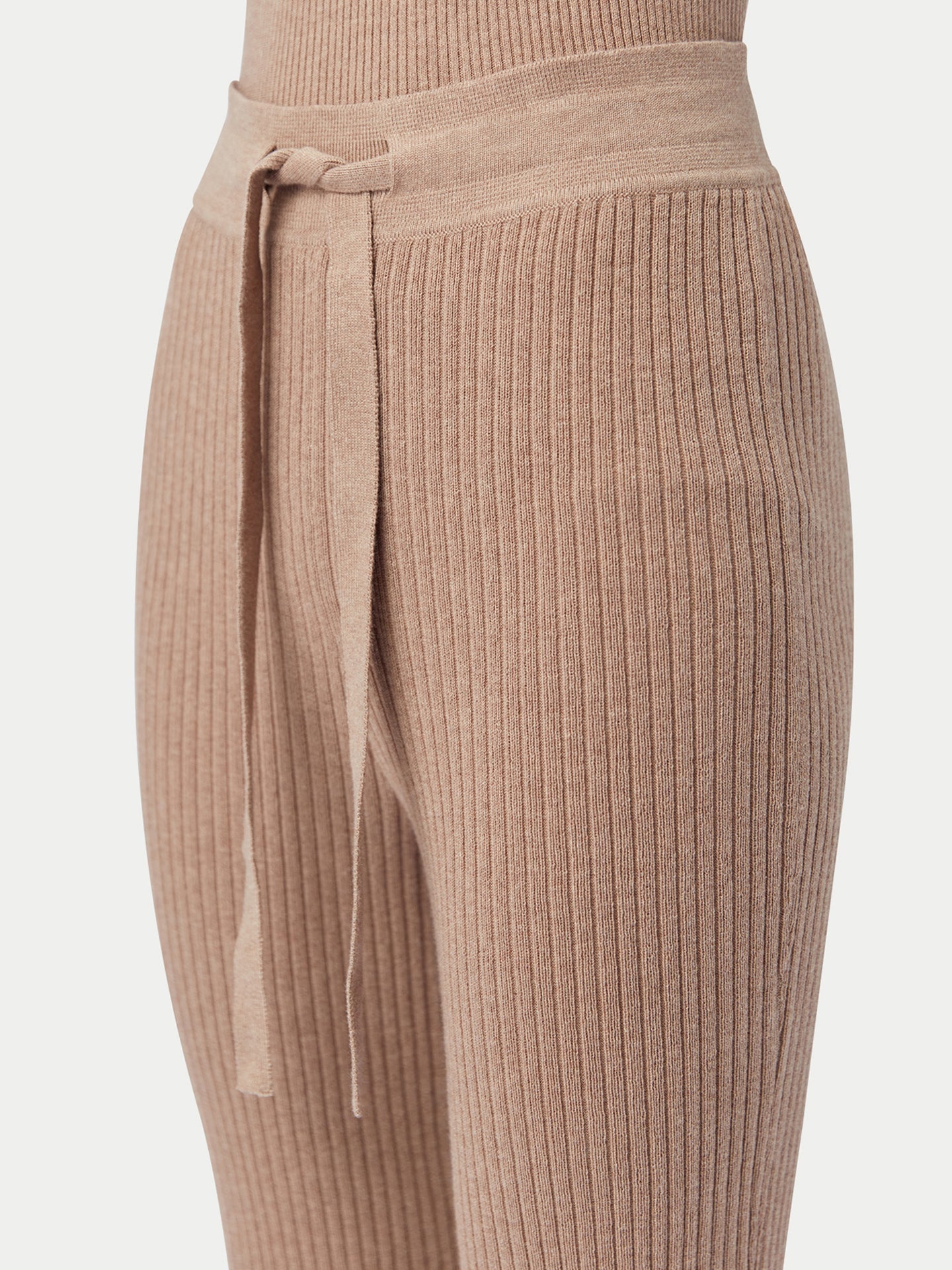 Confort avec pantalons côtelés à cordon | GOBI Cashmere