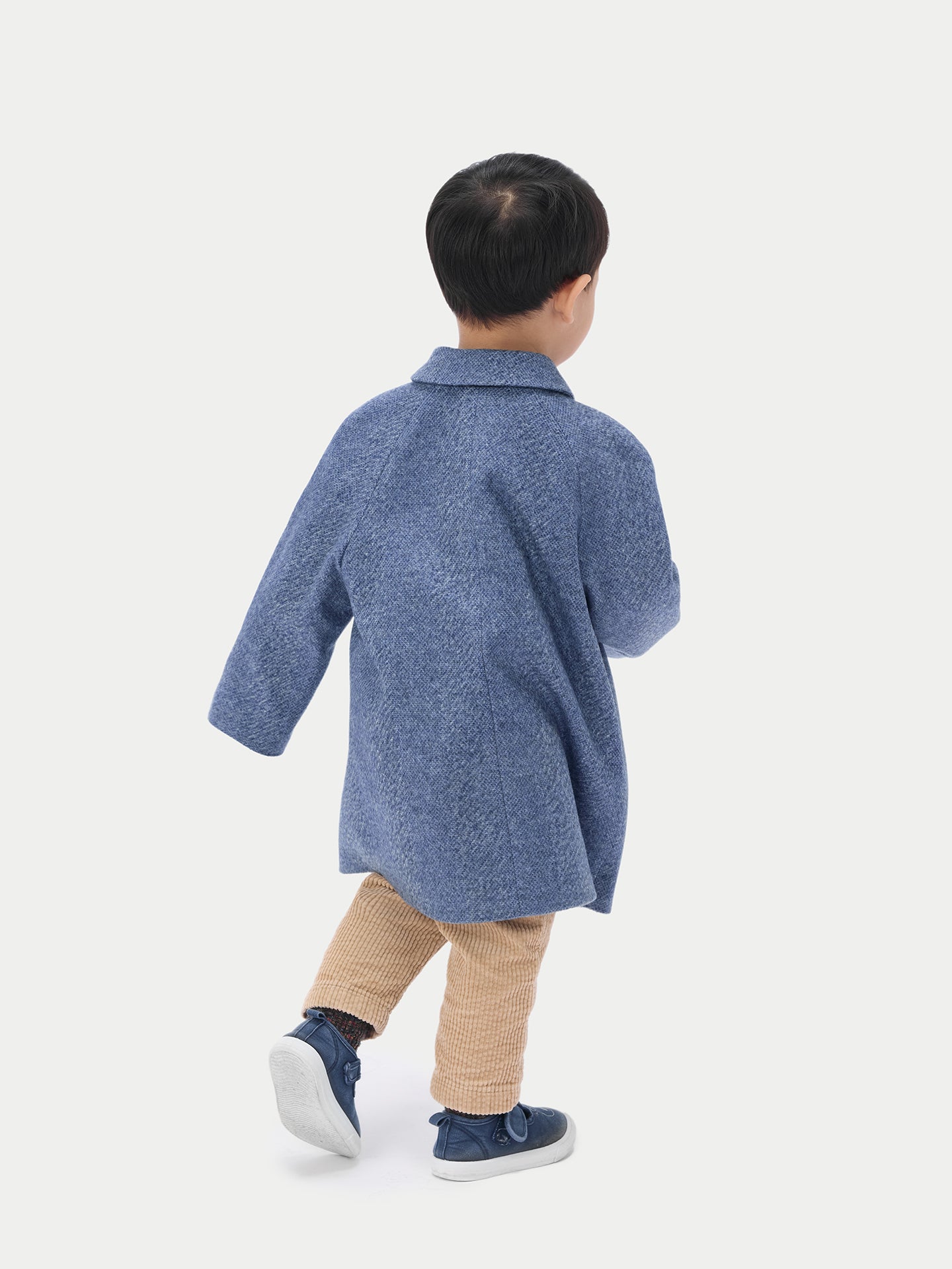 Manteau mongol 100% cachemire cousu pour enfant | GOBI Cashmere