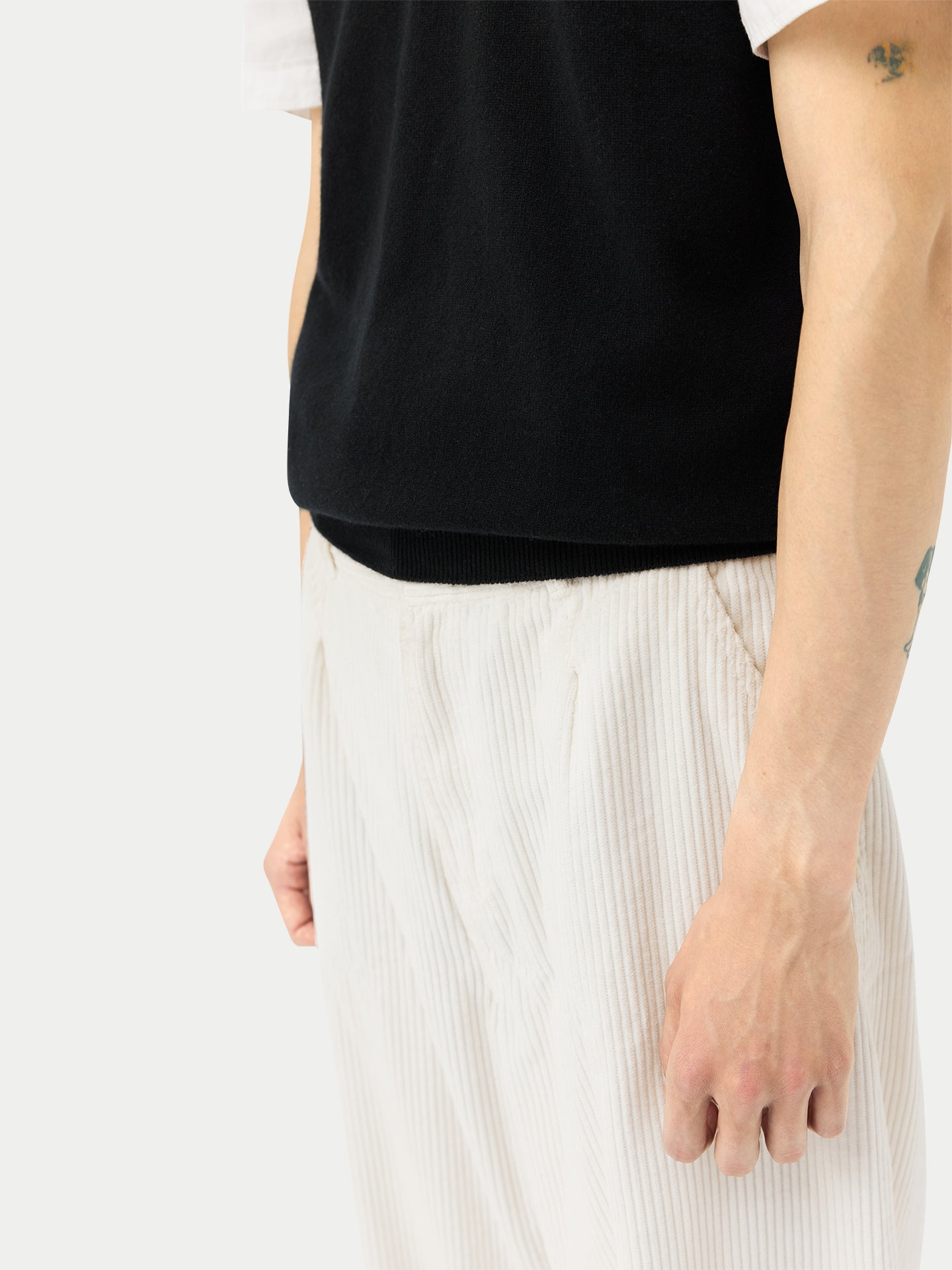 Gilet en cachemire pour homme couleur Noir - Gobi Cashmere