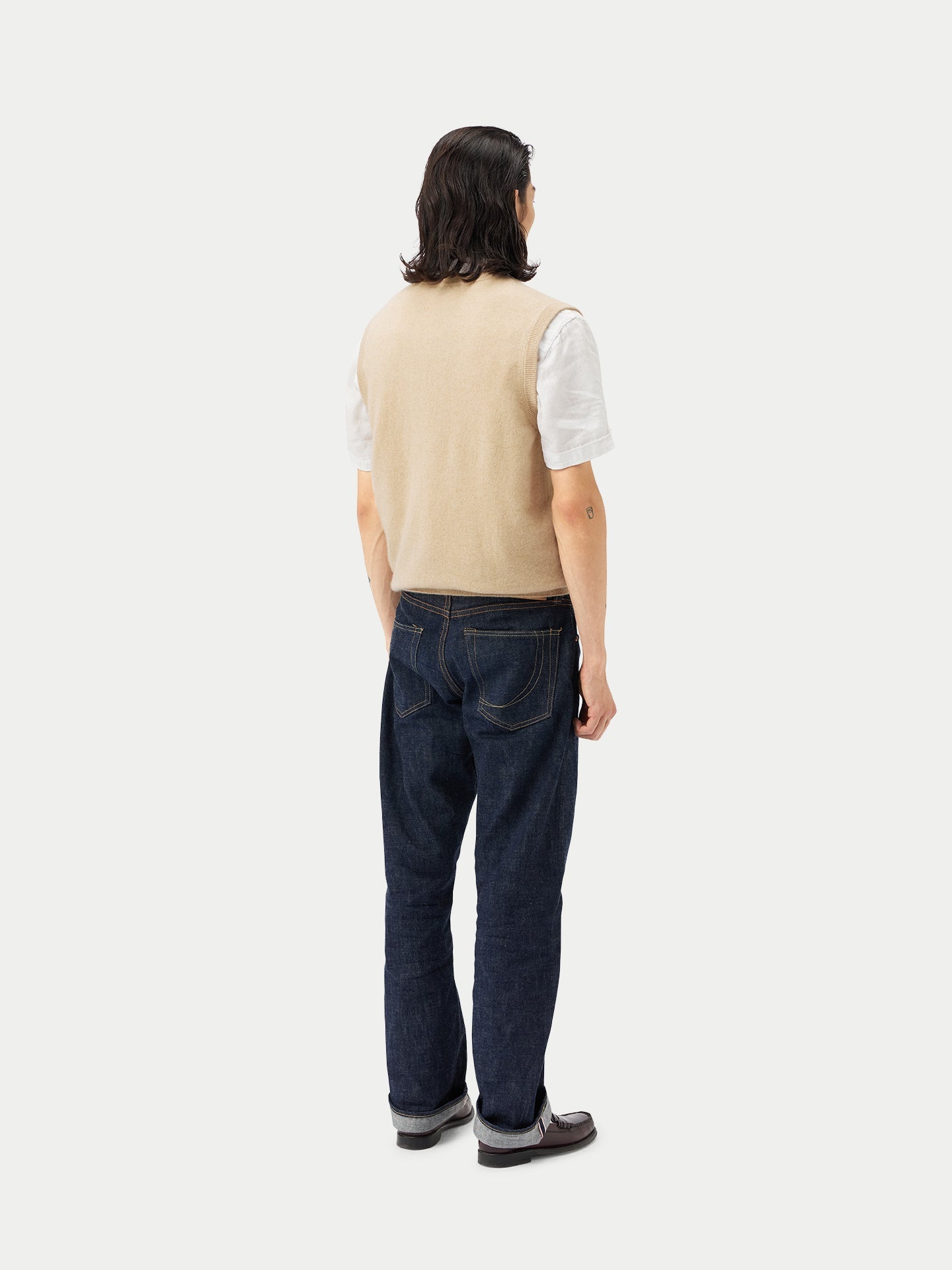 Gilet en cachemire pour homme couleur Taupe - Gobi Cashmere