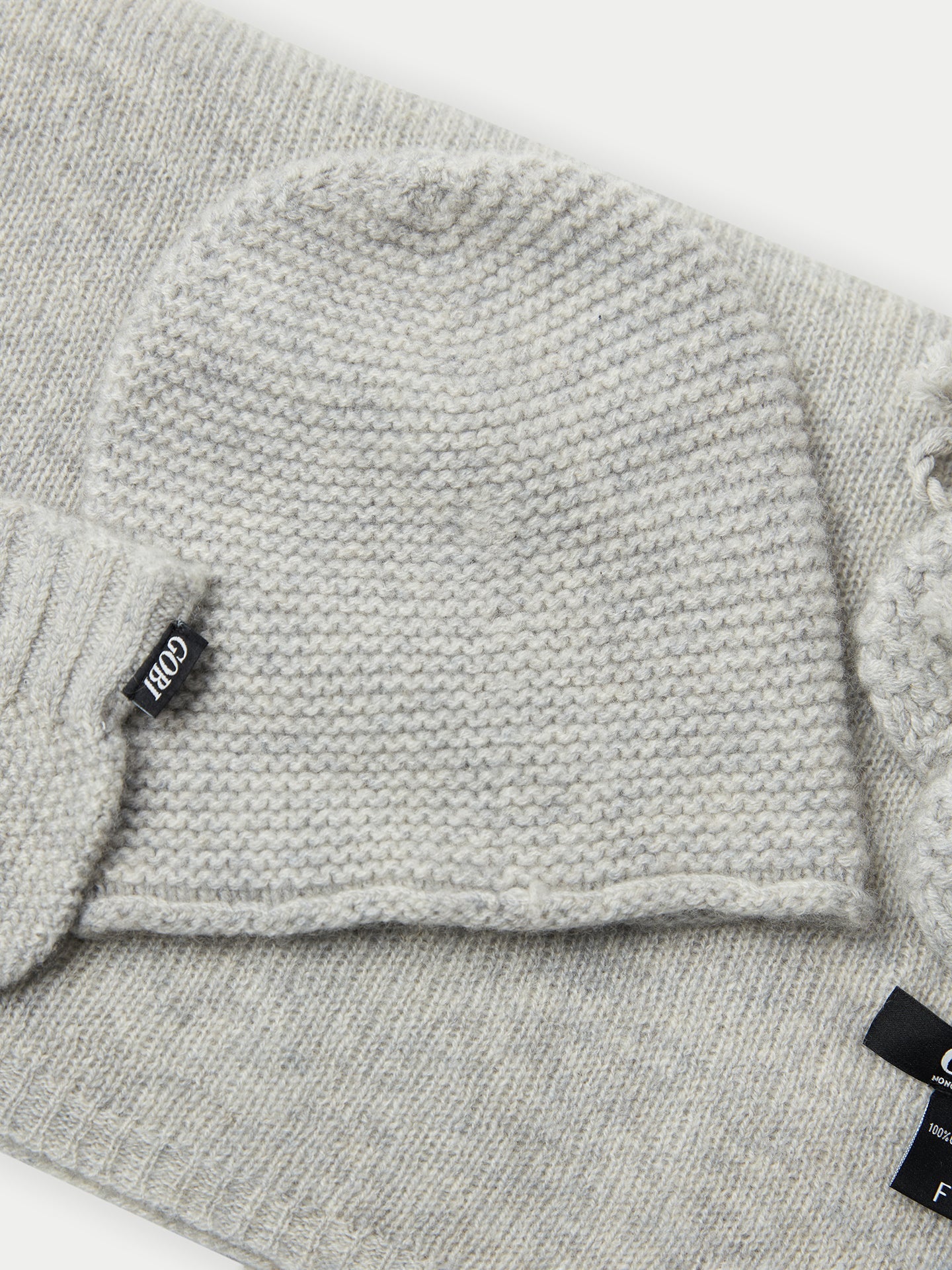 Ensemble pour bébé en cachemire Gris - Gobi Cashmere