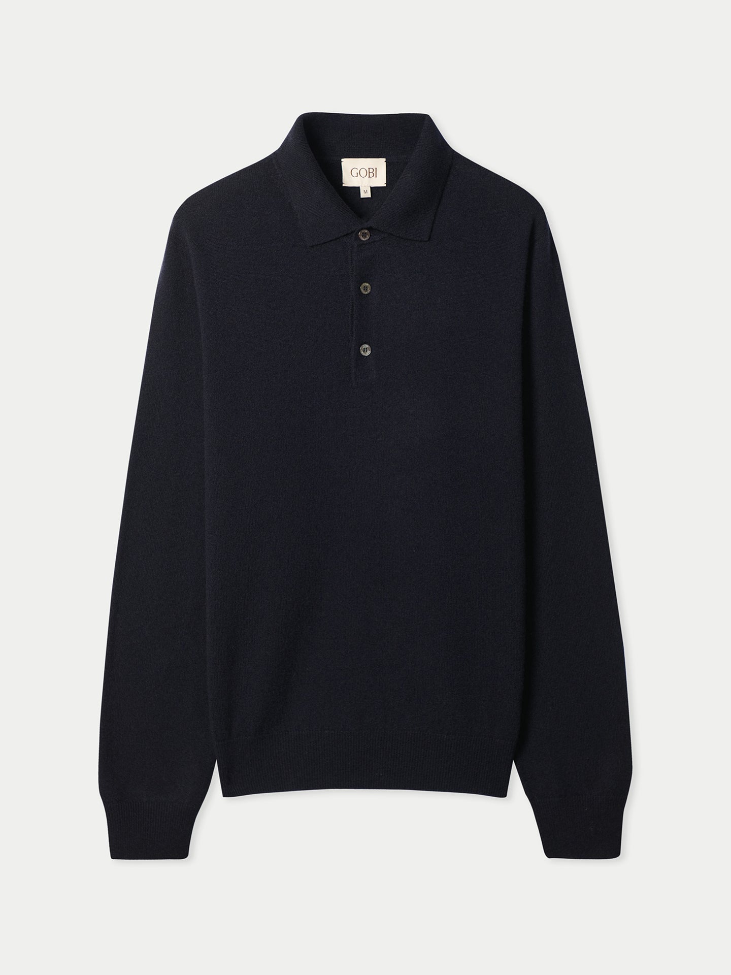 Pull col polo en cachemire Essential pour hommes