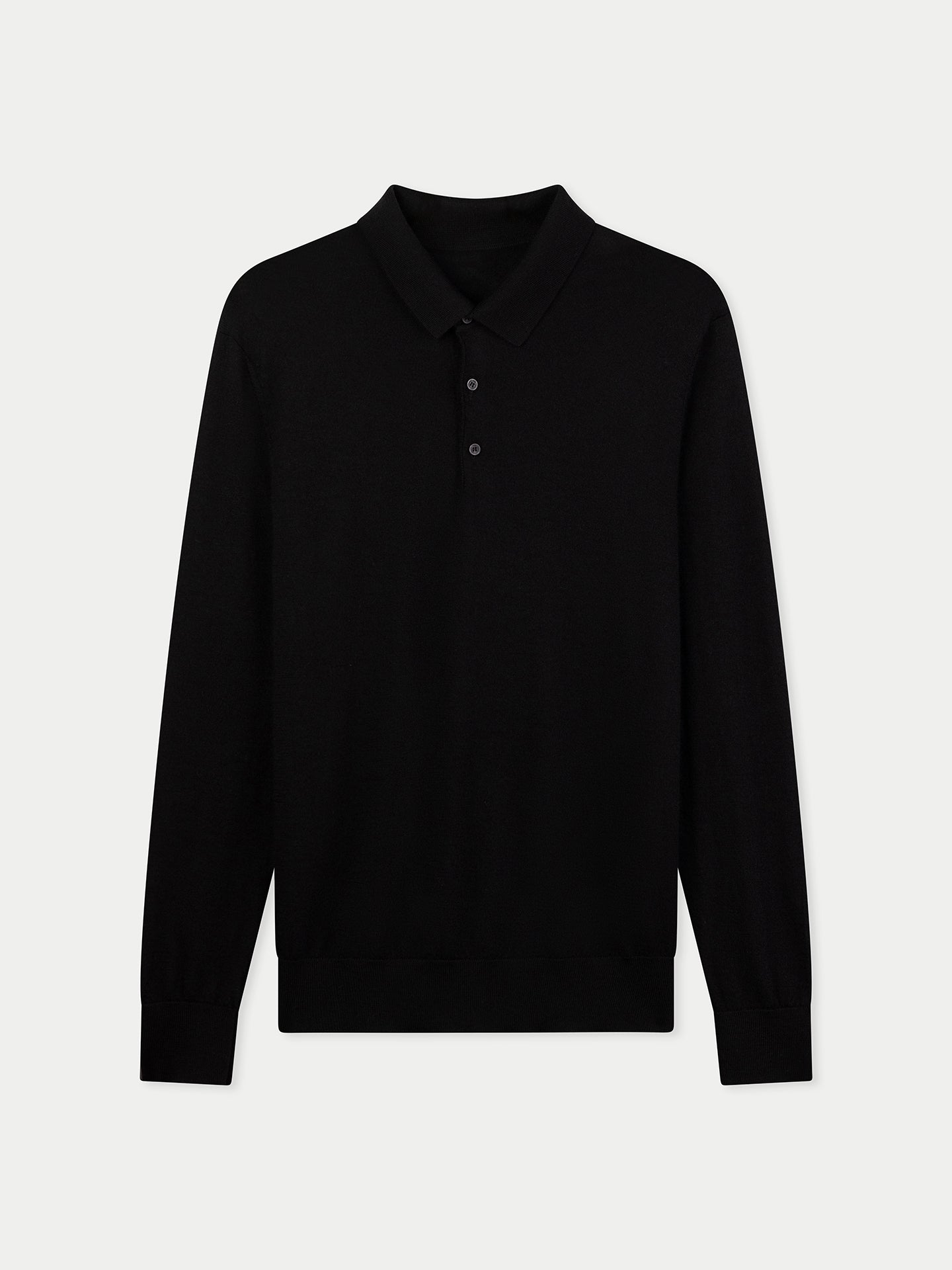 Polo classique homme à manches longues