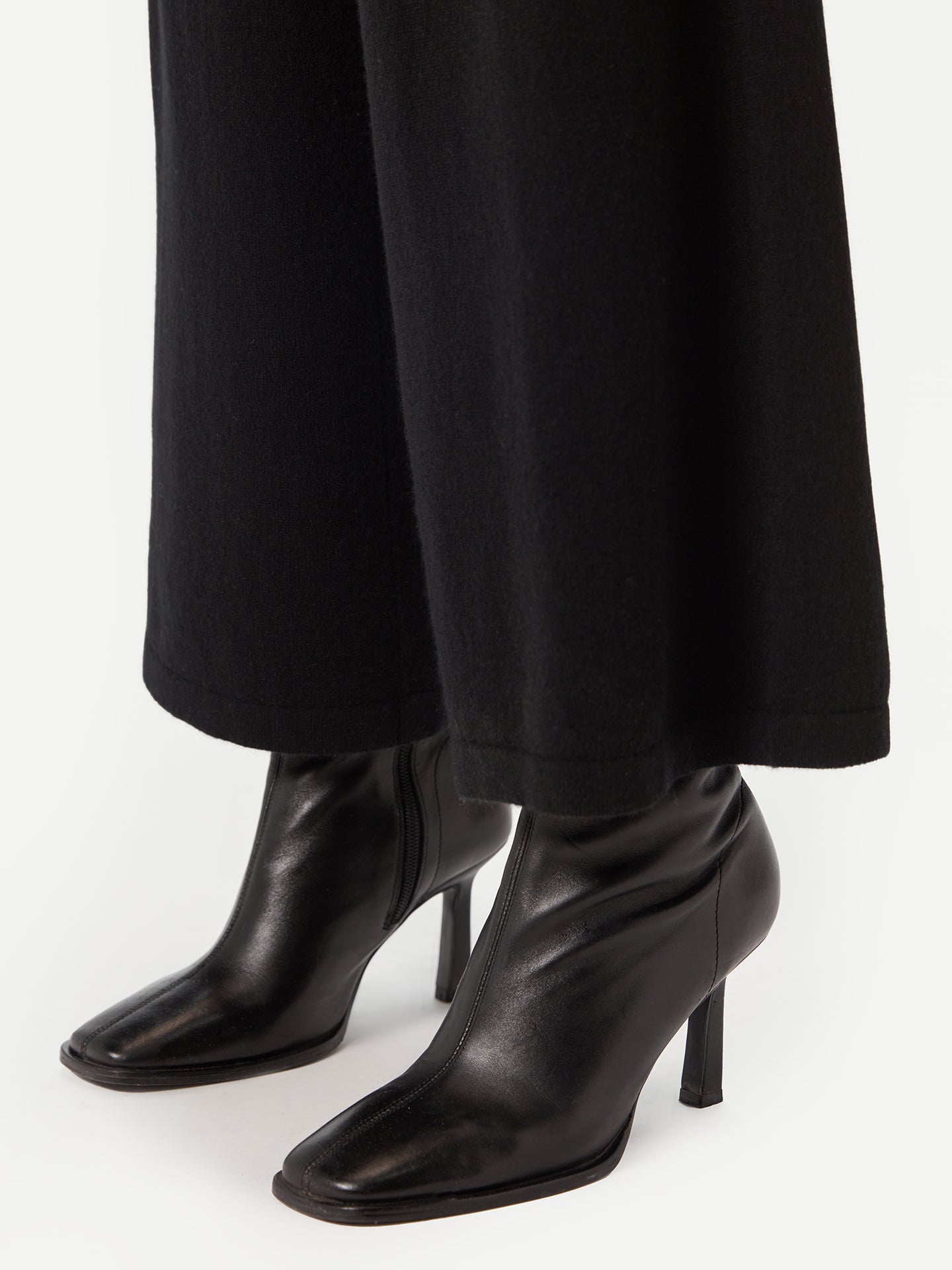 Pantalon large en cachemire Noir - Gobi Cashmere
