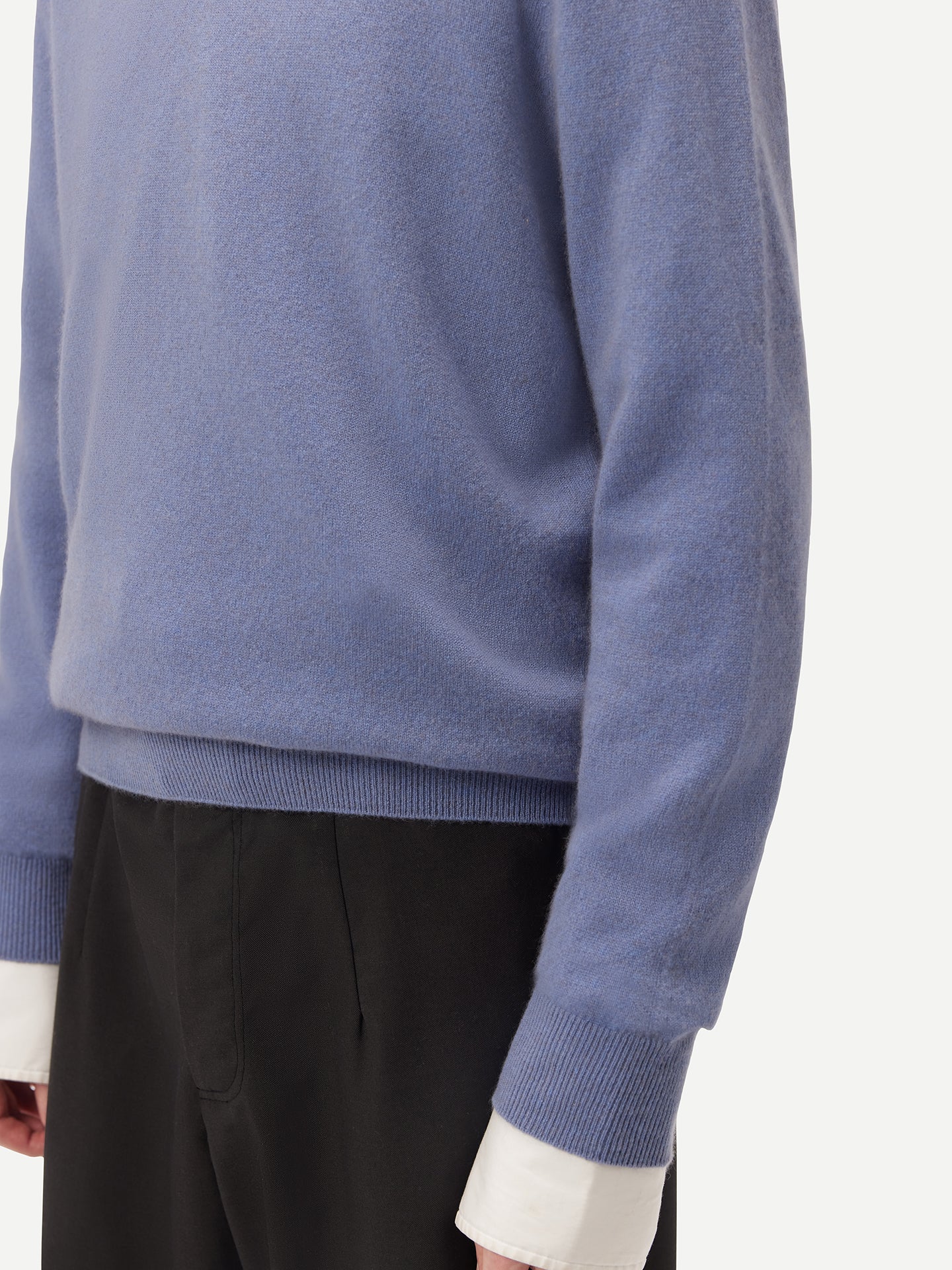 Pull col rond en Cachemire pour hommes Marin - Gobi Cashmere