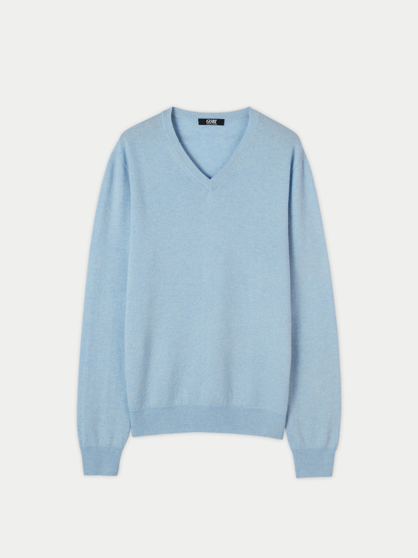 Pull col en V en Cachemire pour hommes Marin - Gobi Cashmere