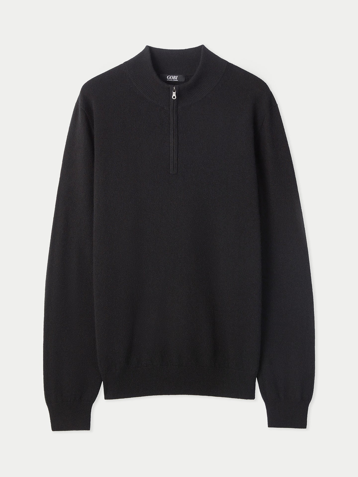 Pull polo demi en cachemire Essential pour hommes
