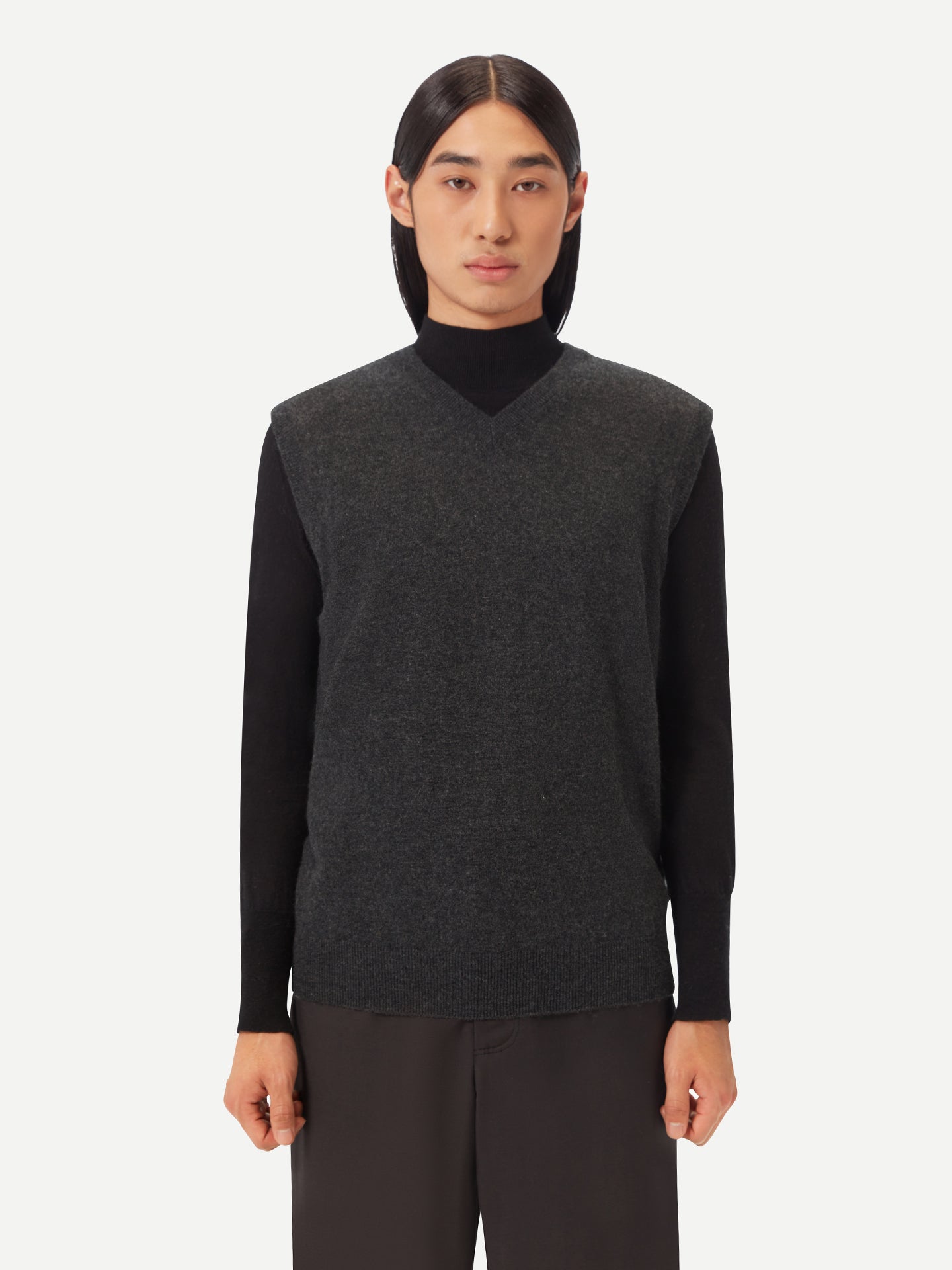 Gilet en cachemire pour homme couleur Gris - Gobi Cashmere