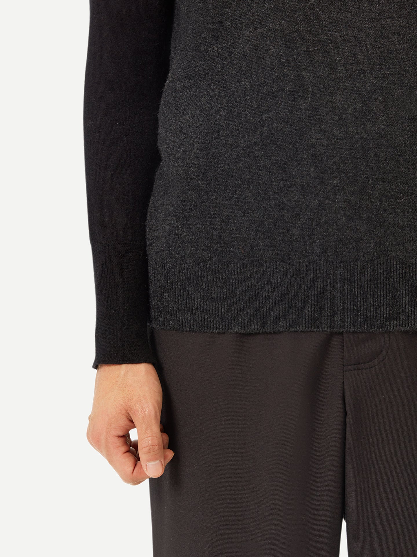 Gilet en cachemire pour homme couleur Gris - Gobi Cashmere