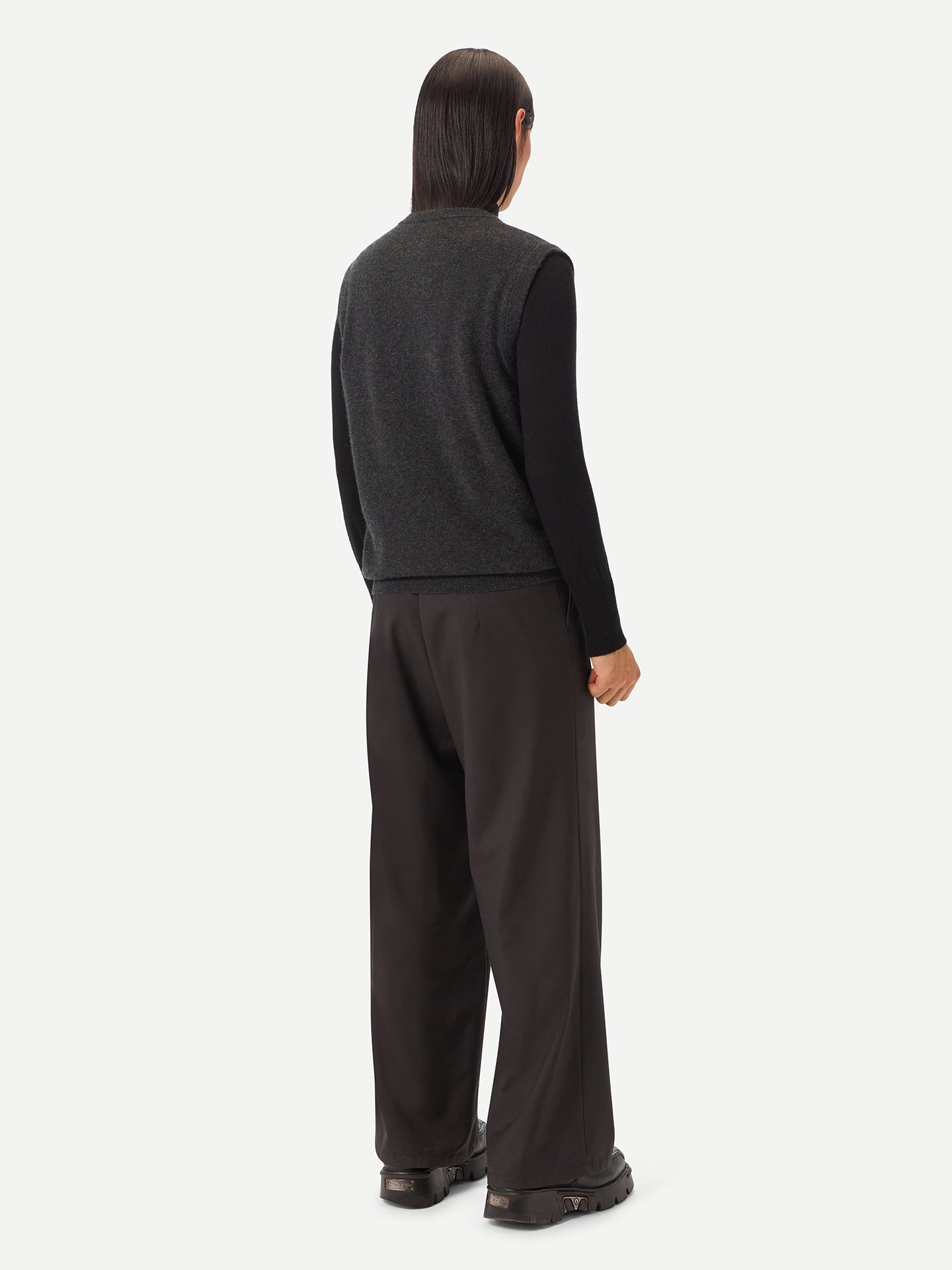 Gilet en cachemire pour homme couleur Gris - Gobi Cashmere