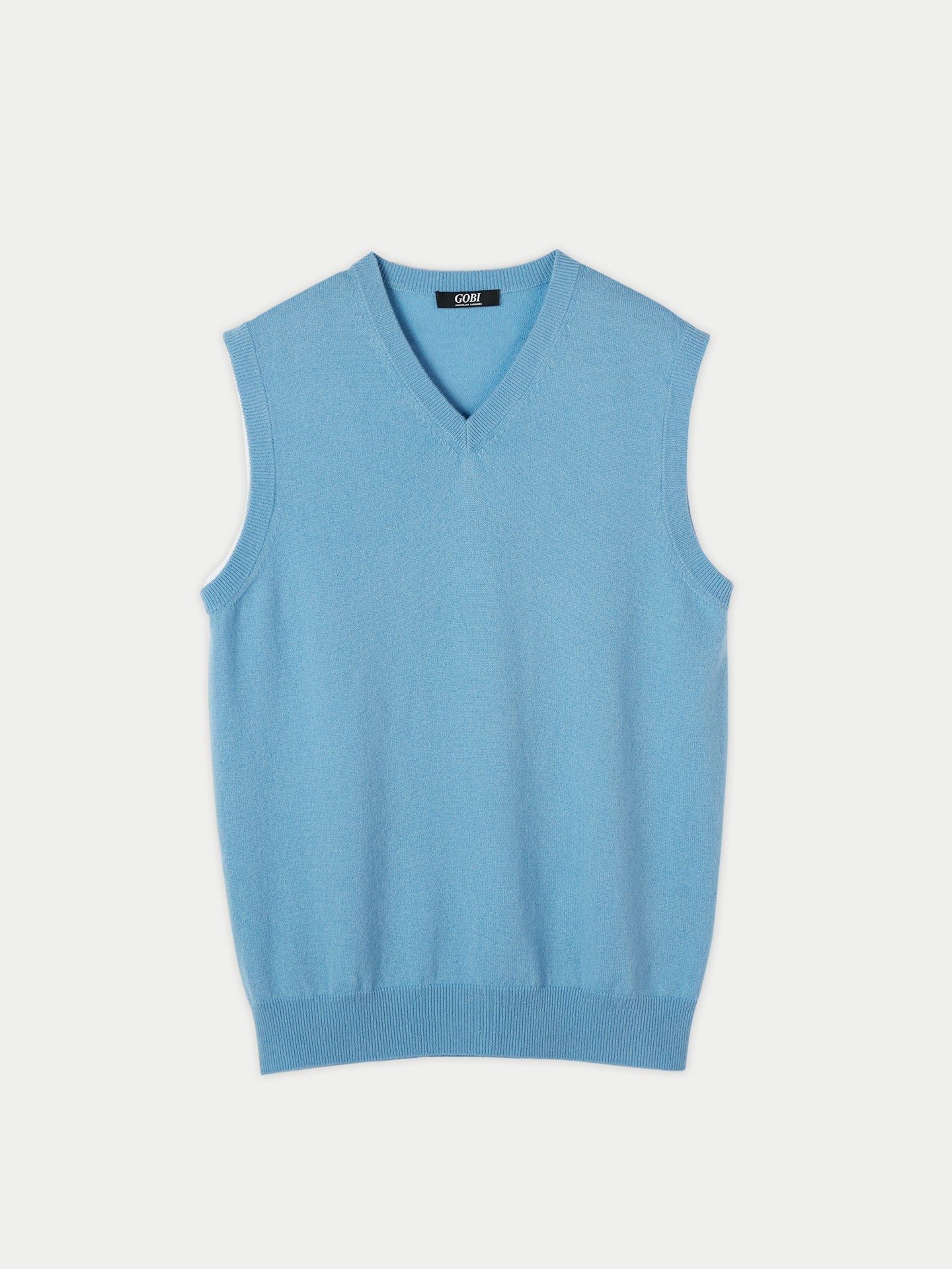 Gilet en cachemire pour homme couleur Marin - Gobi Cashmere