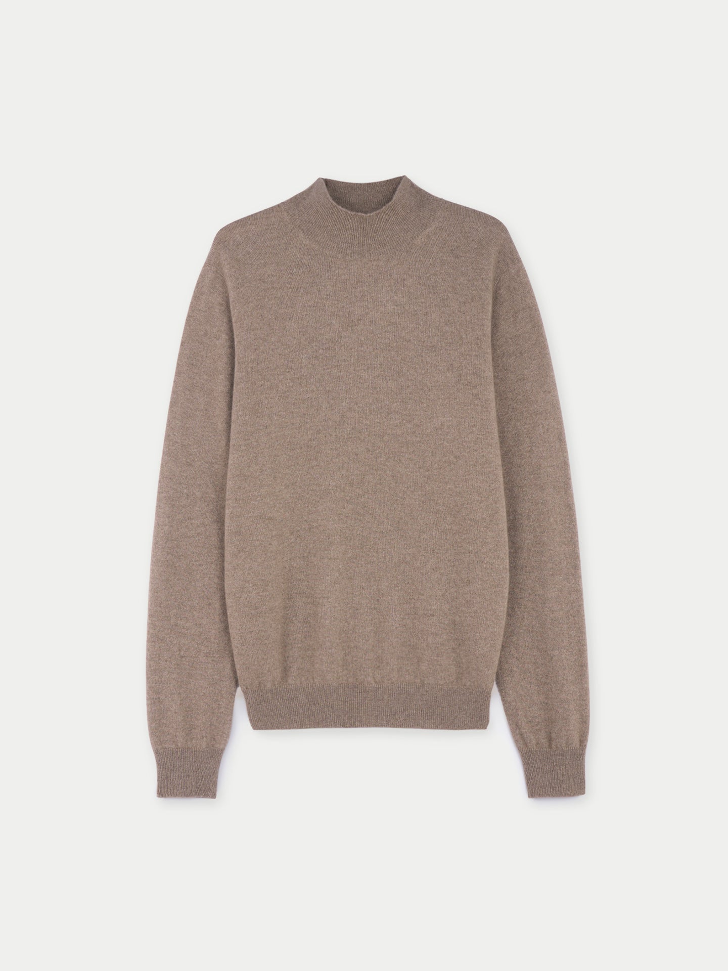 Col haut homme en cachemire taupe - Gobi Cashmere