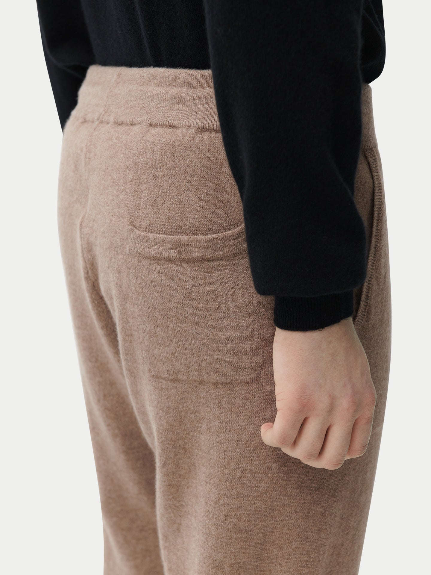 Jogger homme en cachemire Taupe - Gobi Cashmere