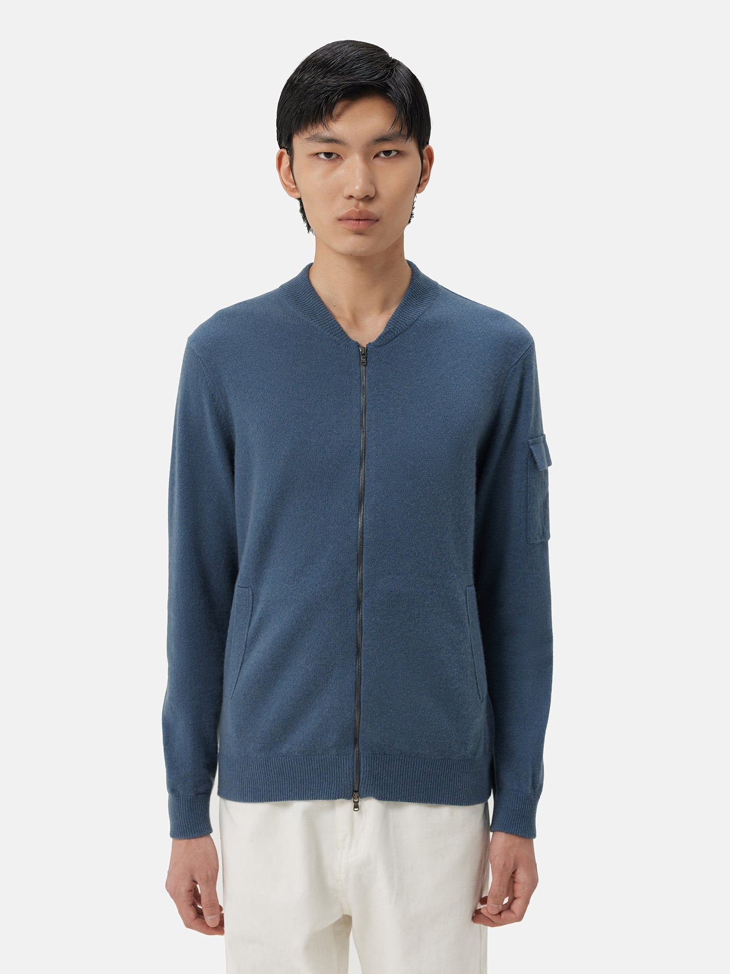 Bomber jacket en cachemire authentique | GOBI Cashmere