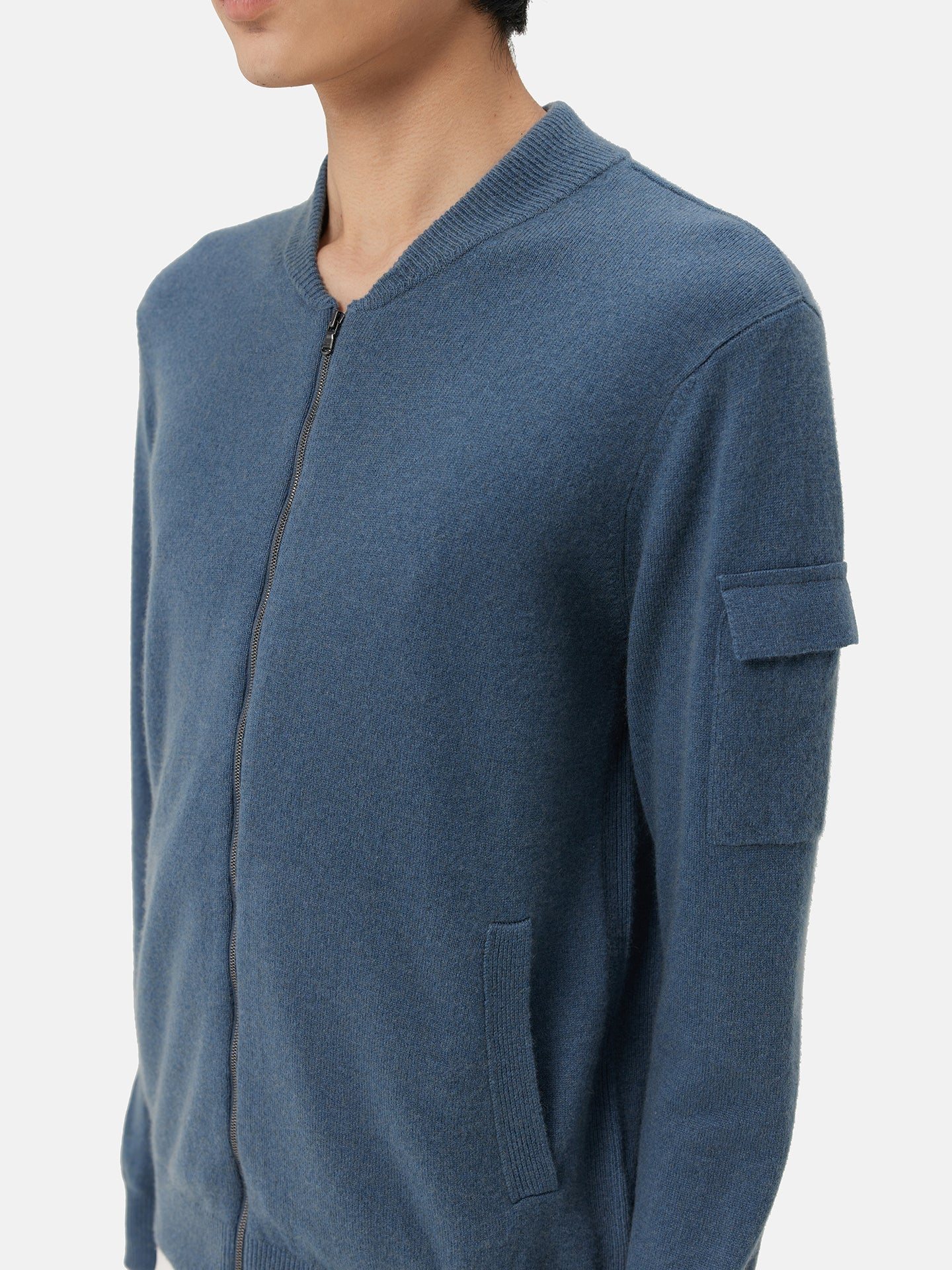 Bomber jacket en cachemire authentique | GOBI Cashmere